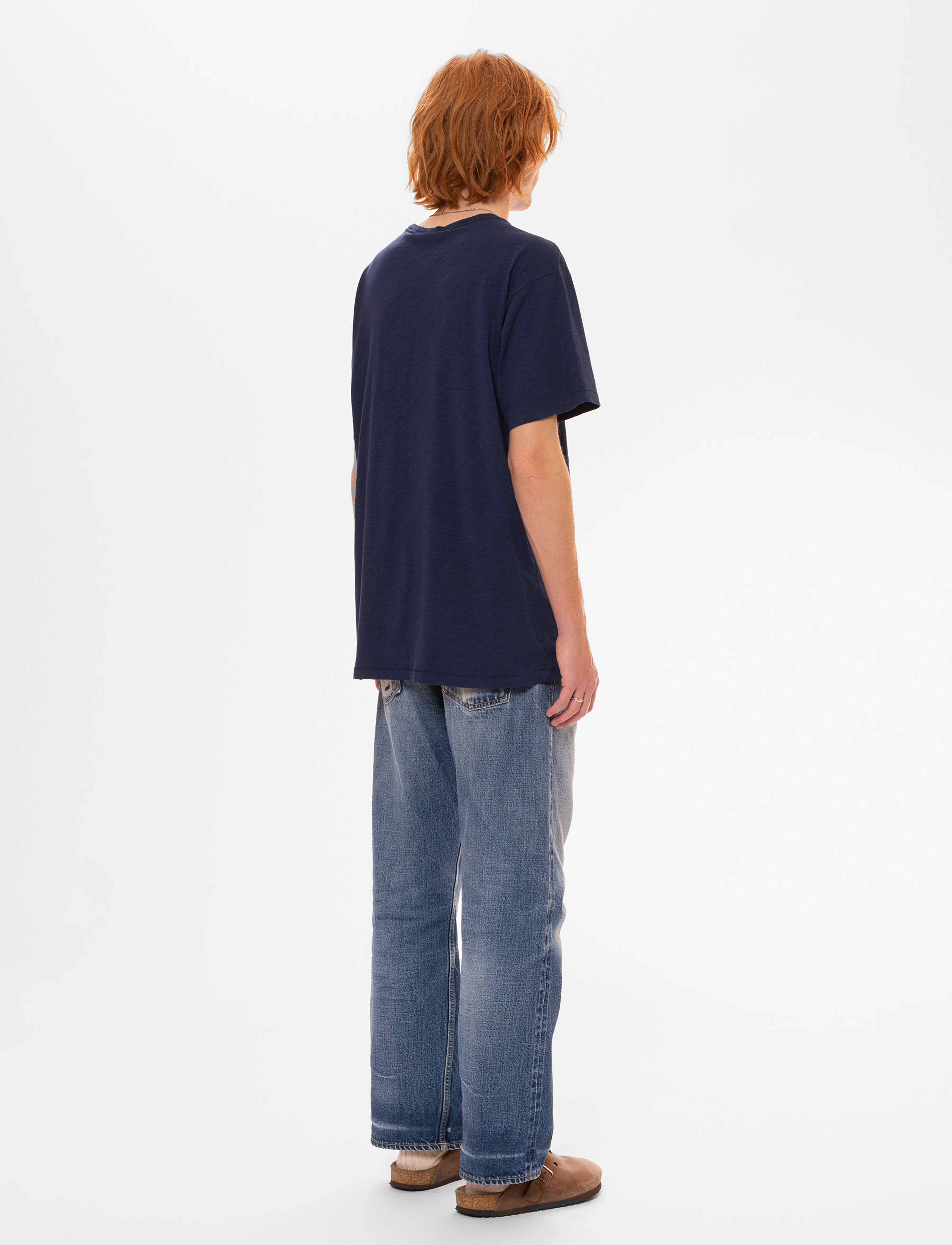 Nudie Jeans - Roffe T-Shirt French Blue - blue - 3