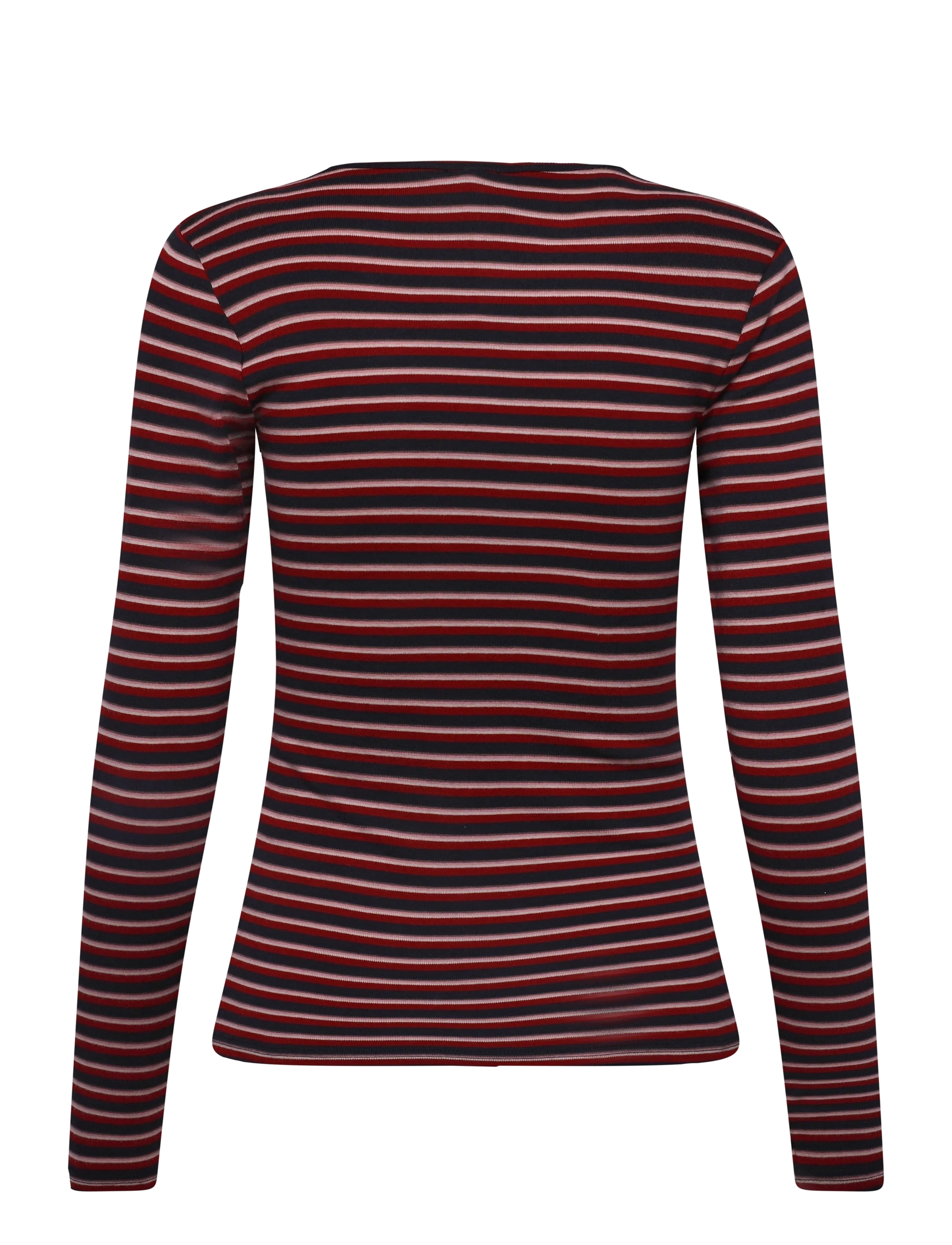 Nudie Jeans - Jessy LS T-Shirt Striped Rib Multi - pikkade varrukatega topid - multi - 2