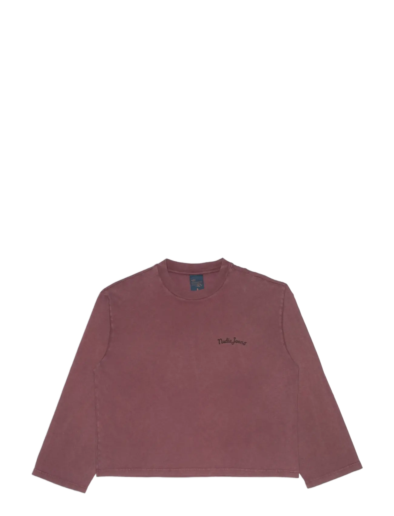 Nudie Jeans Kariita T-Shirt NJCO Pin Burgundy - T-särgid ja topid - BURGUNDY / burgundy