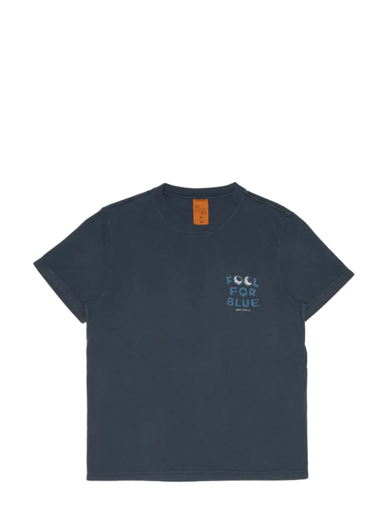 Nudie Jeans Roy T-Shirt Freaky Dark Blue - Clothing - DARK BLUE / navy