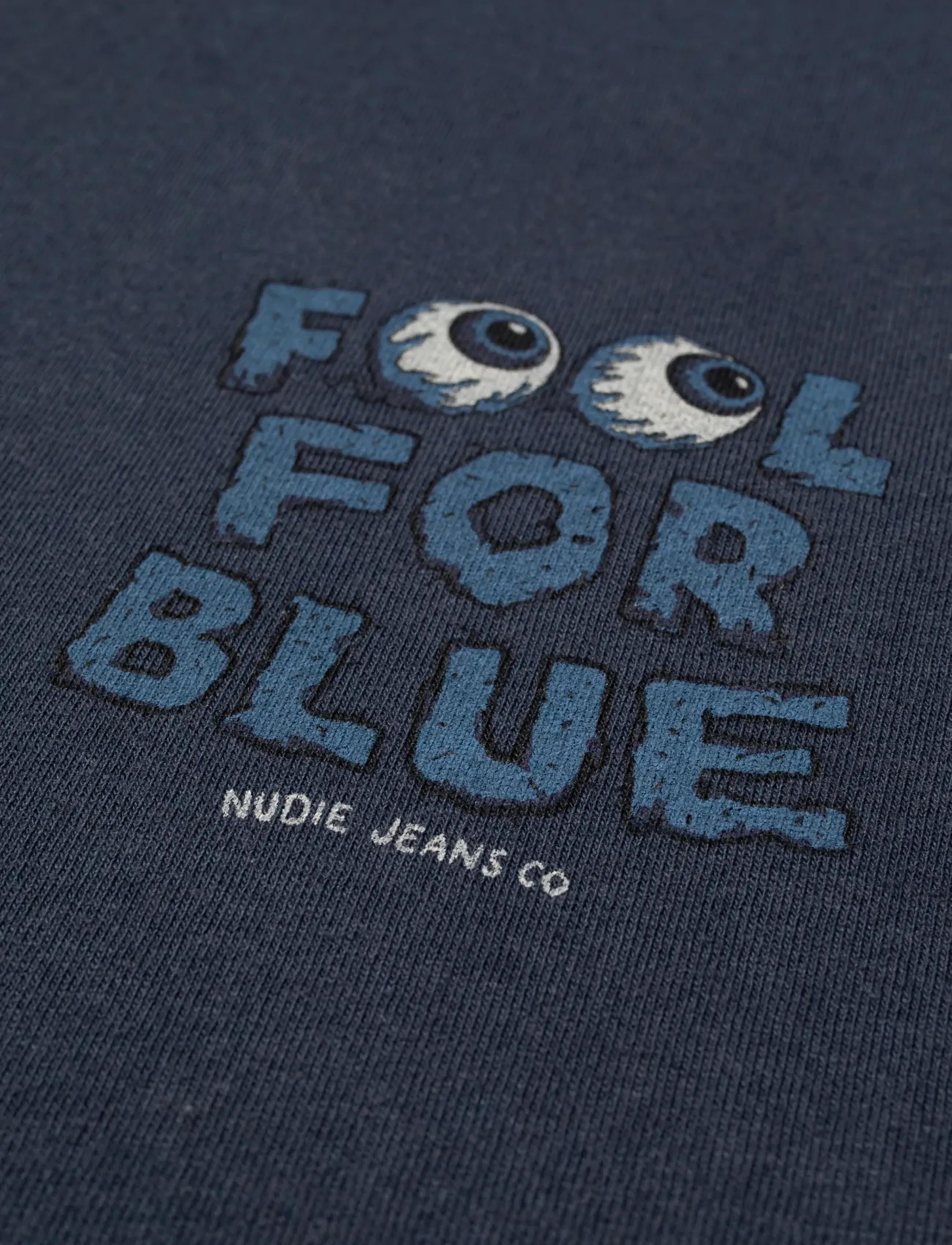Nudie Jeans - Roy T-Shirt Freaky Dark Blue - dark blue - 2
