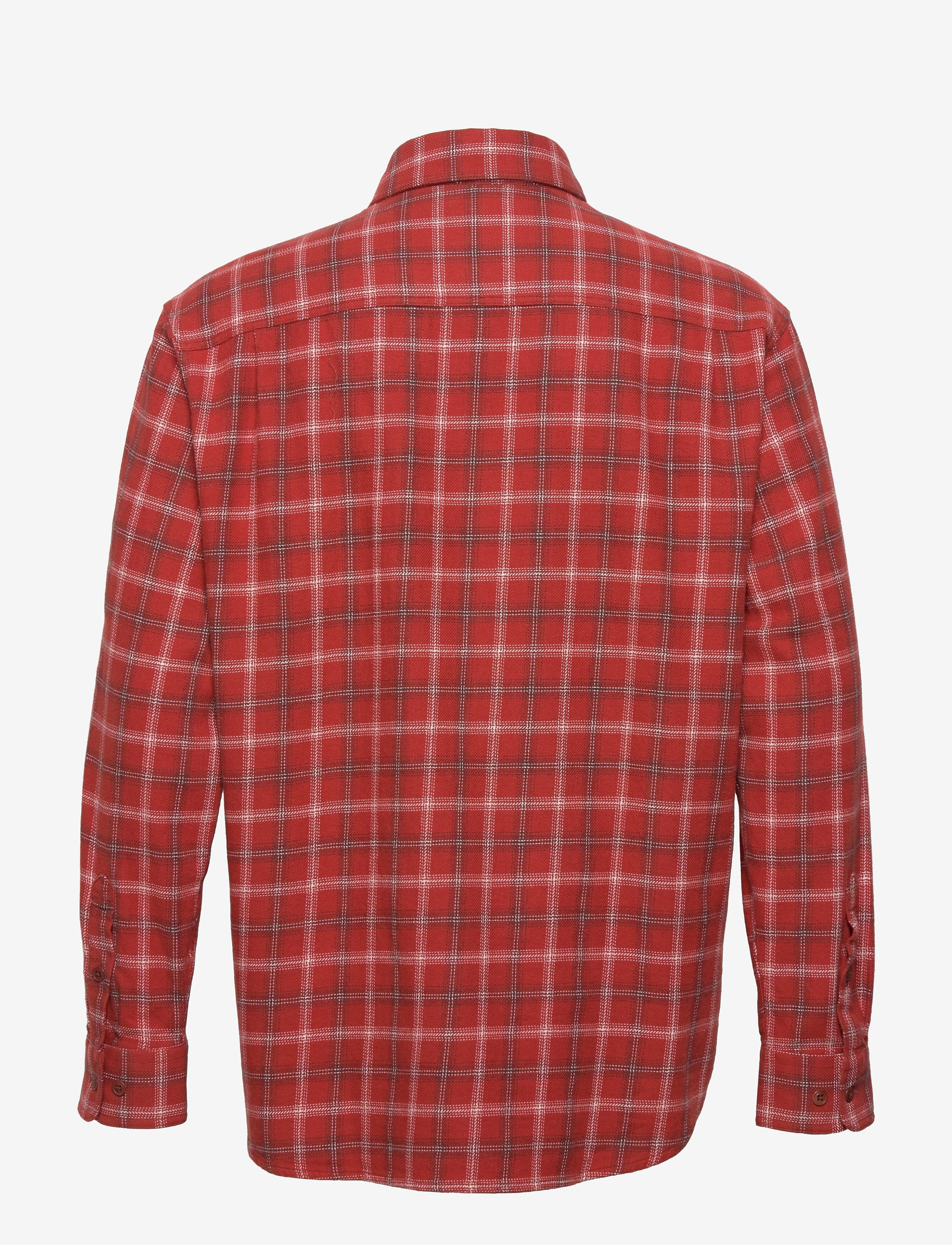 Nudie Jeans - Filip Flannel Lumber Check - poppy red - 2