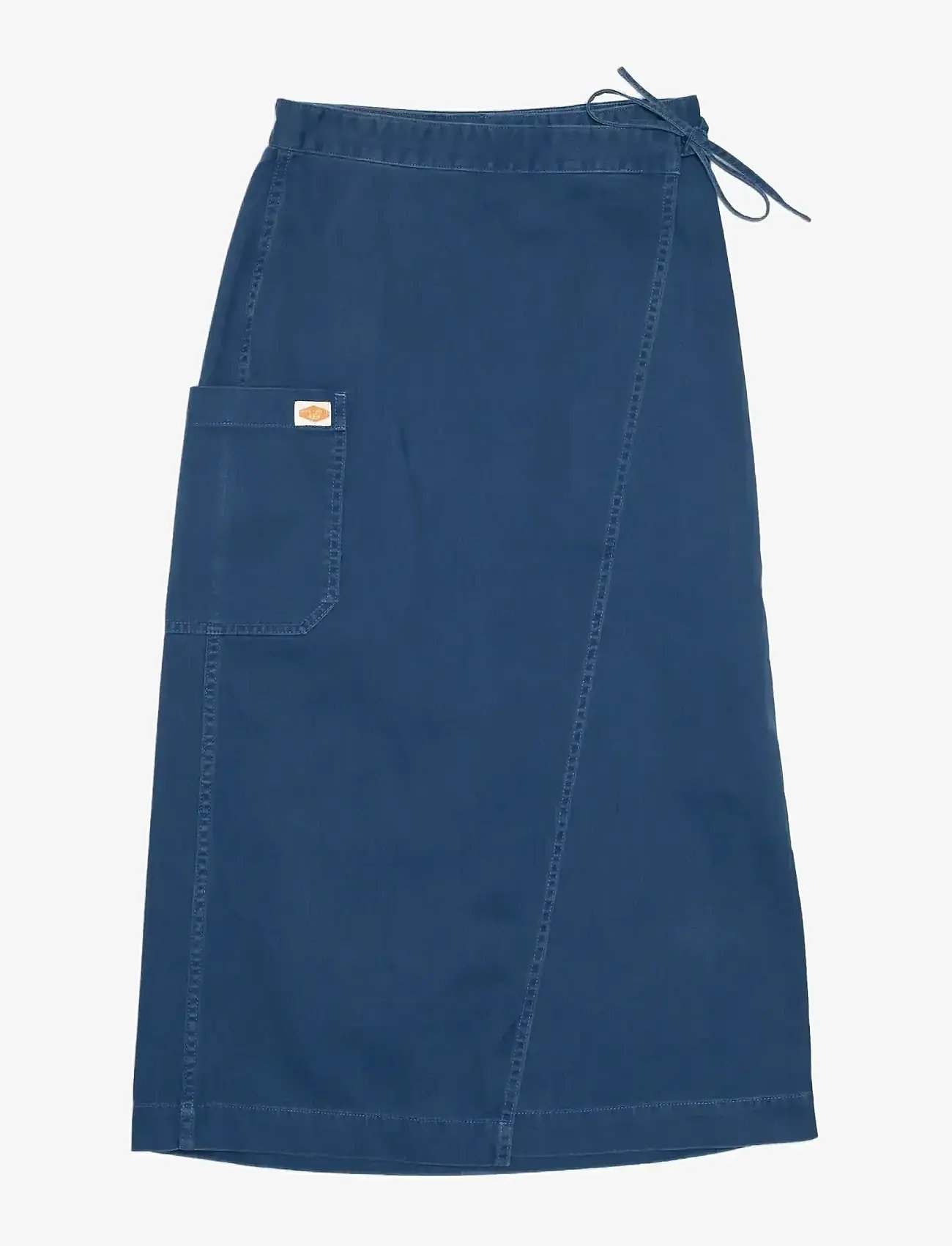 Nudie Jeans - Irma Skirt Herringbone - wickelröcke - blue - 0