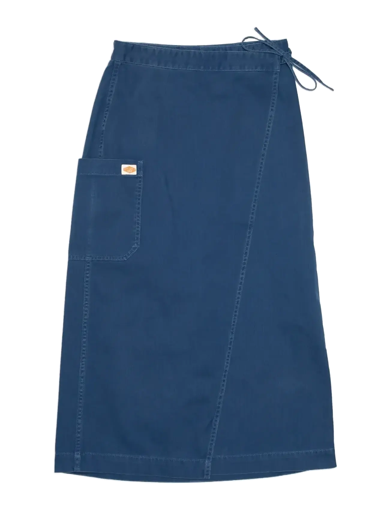 Nudie Jeans Irma Skirt Herringbone - Omlottkjolar - BLUE / blue