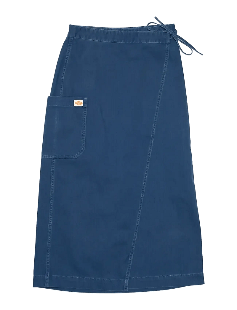 Nudie Jeans - Irma Skirt Herringbone - wickelröcke - blue - 0