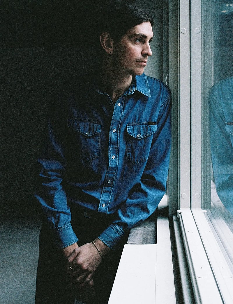 Nudie Jeans - Gunnar Light Used Denim Shirt Light Blue - basic skjortor - light blue - 0