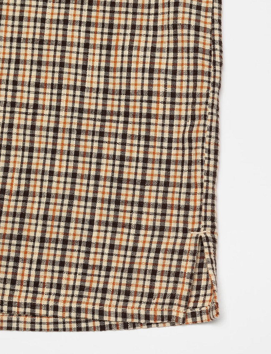 Nudie Jeans - Juni Checked Shirt - langärmlige hemden - brown - 2