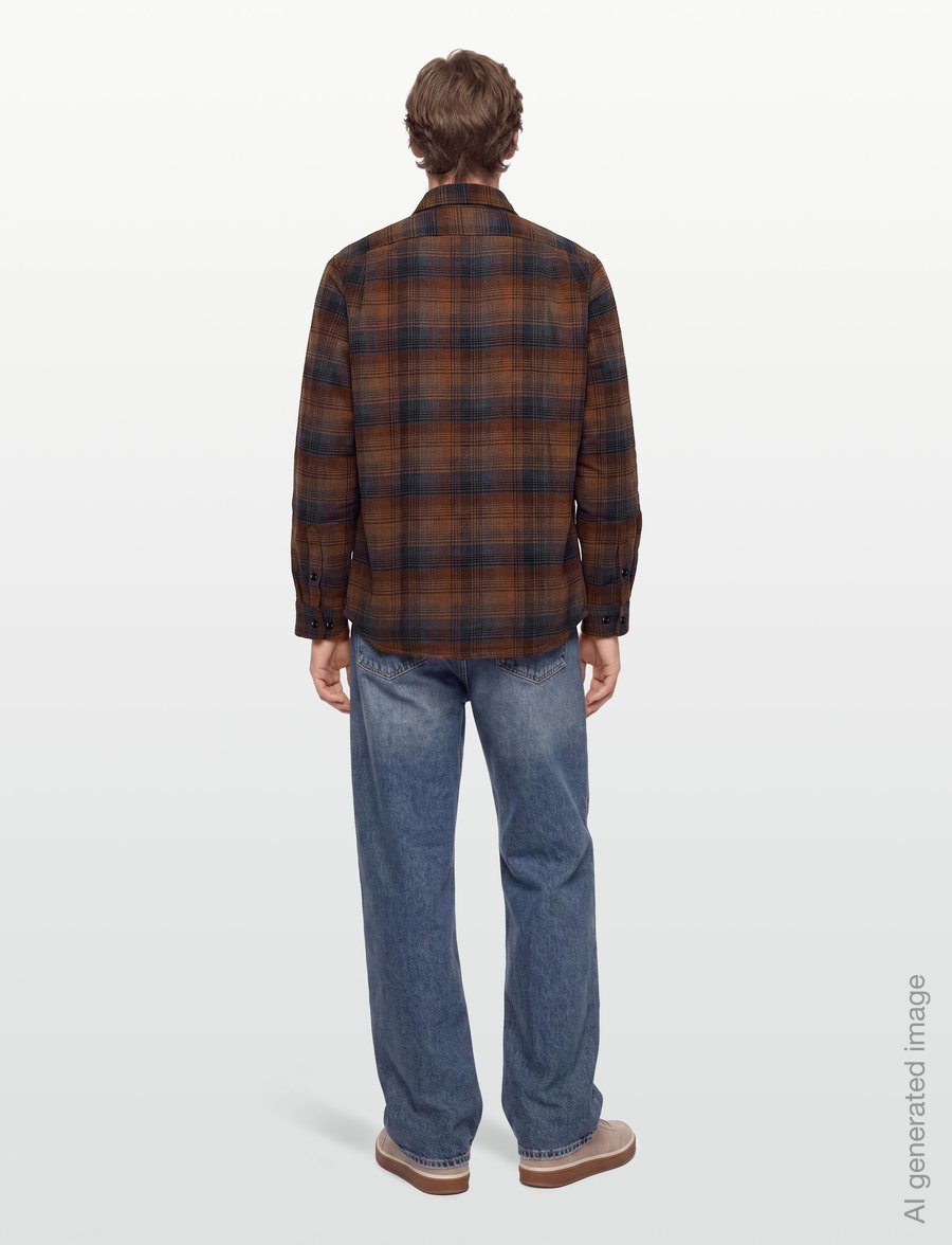 Nudie Jeans - Glenn Padded Shirt Check Multi - flanell-hemden - multi - 4