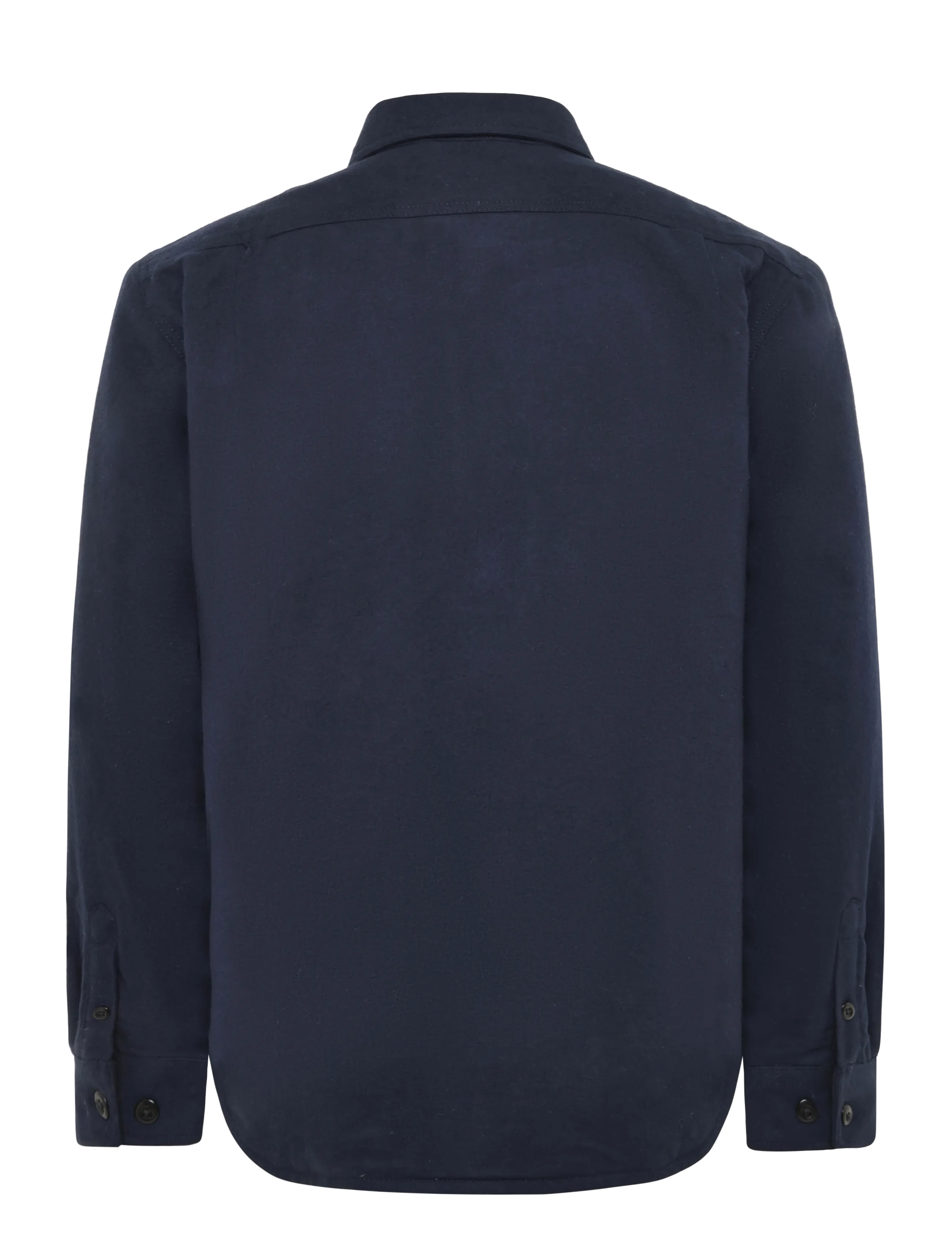 Nudie Jeans - Glenn Padded Shirt Flannel Blueberry - basic-hemden - blueberry - 1