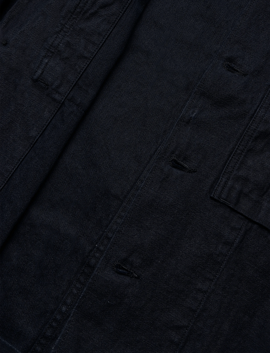 Nudie Jeans - Nino Shirt Back Sateen Indigo - indigo - 5