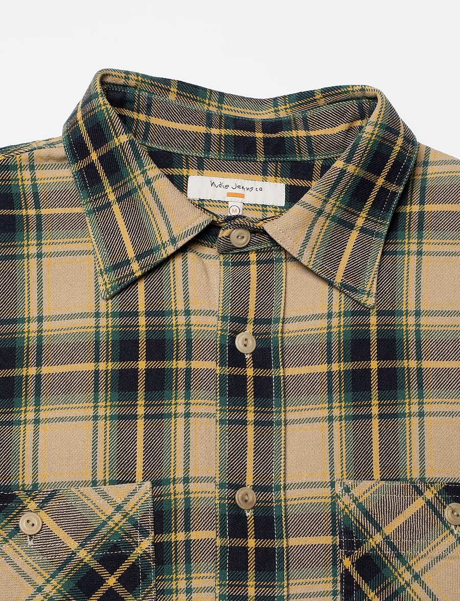 Nudie Jeans - Julian Shirt Tartan Check Multi - multi - 3
