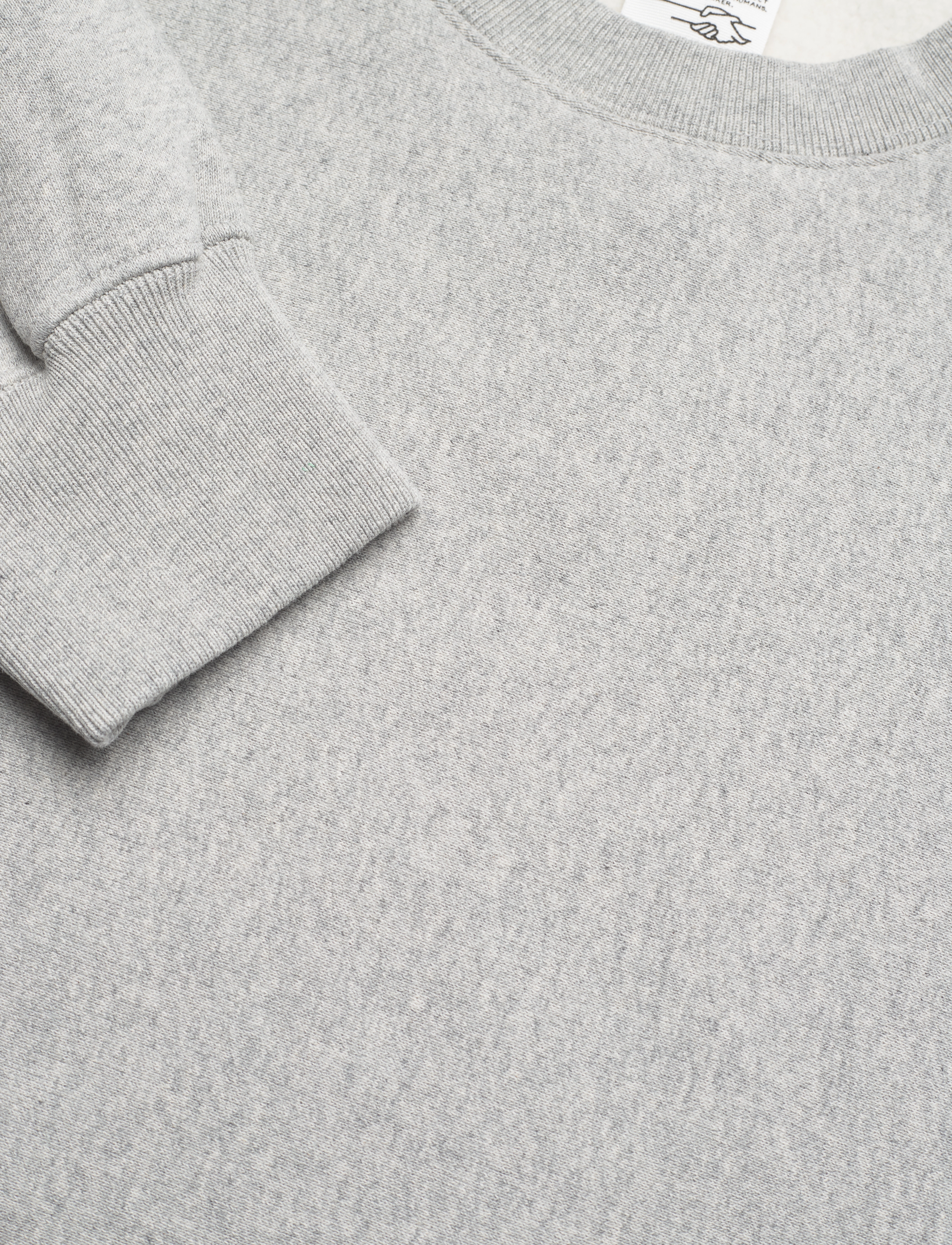 Nudie Jeans - Hasse Crew Neck Navy - puhkuse põhitooted - greymelange - 2