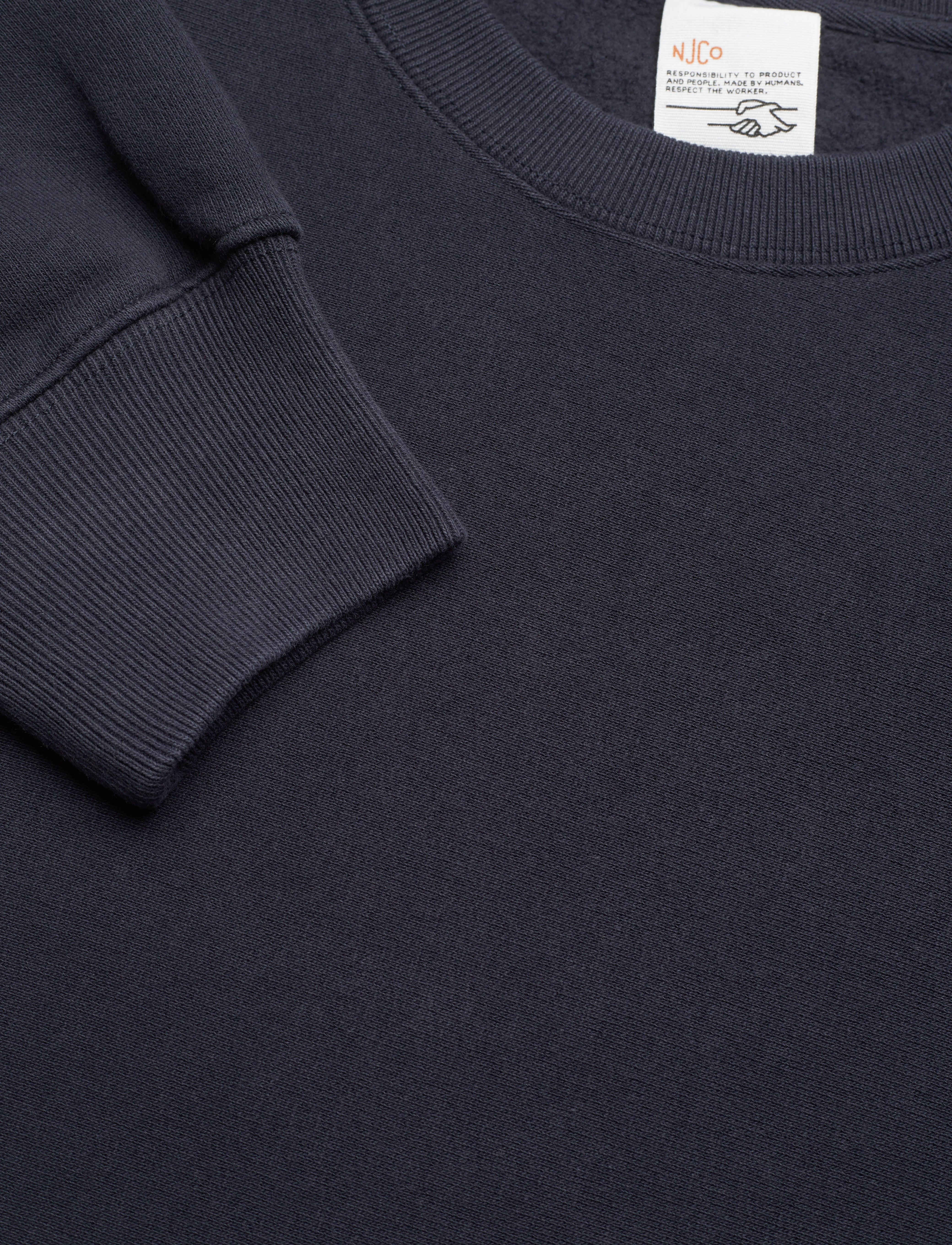 Nudie Jeans - Hasse Crew Neck Navy - urlaubsfavoriten - navy - 3