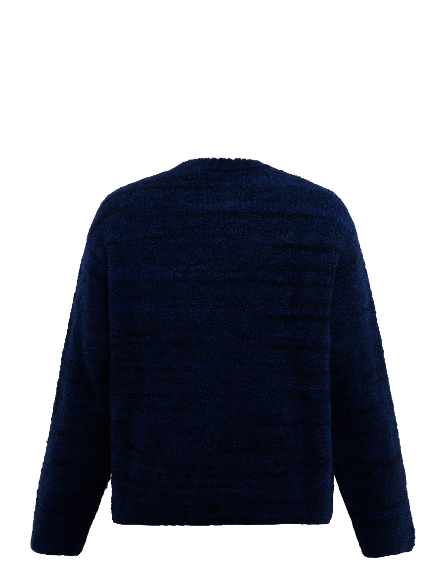 Nudie Jeans - Gurra Boucle Sweater Multi - pyöreäaukkoiset - multi - 2