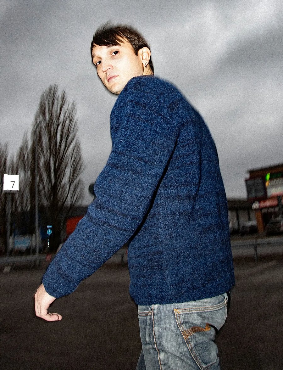 Nudie Jeans - Gurra Boucle Sweater Multi - pyöreäaukkoiset - multi - 0