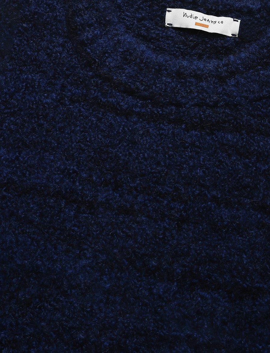 Nudie Jeans - Gurra Boucle Sweater Multi - pyöreäaukkoiset - multi - 4