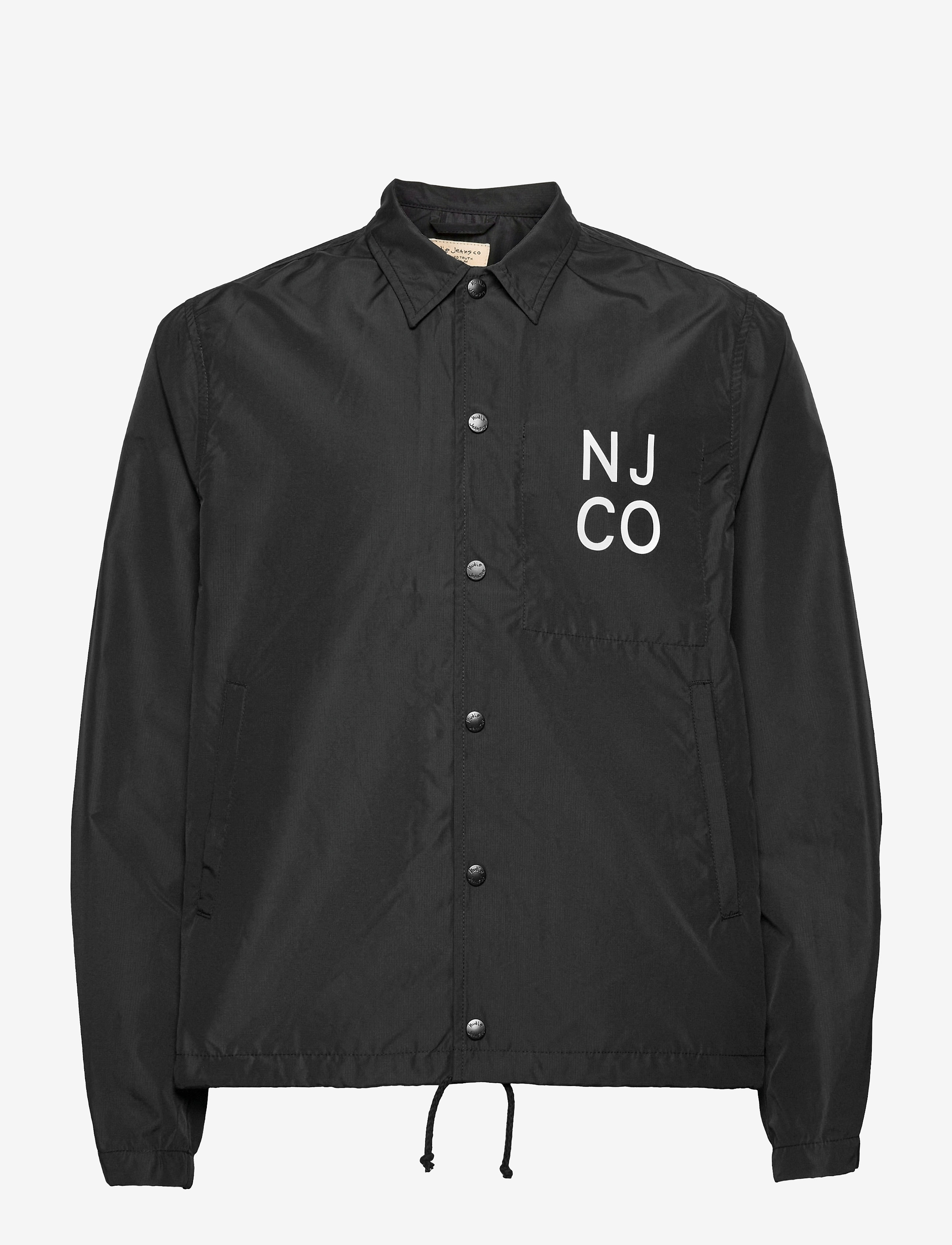 Nudie Jeans Josef Coach Jacket - Nudie Jeans - BLACK / black