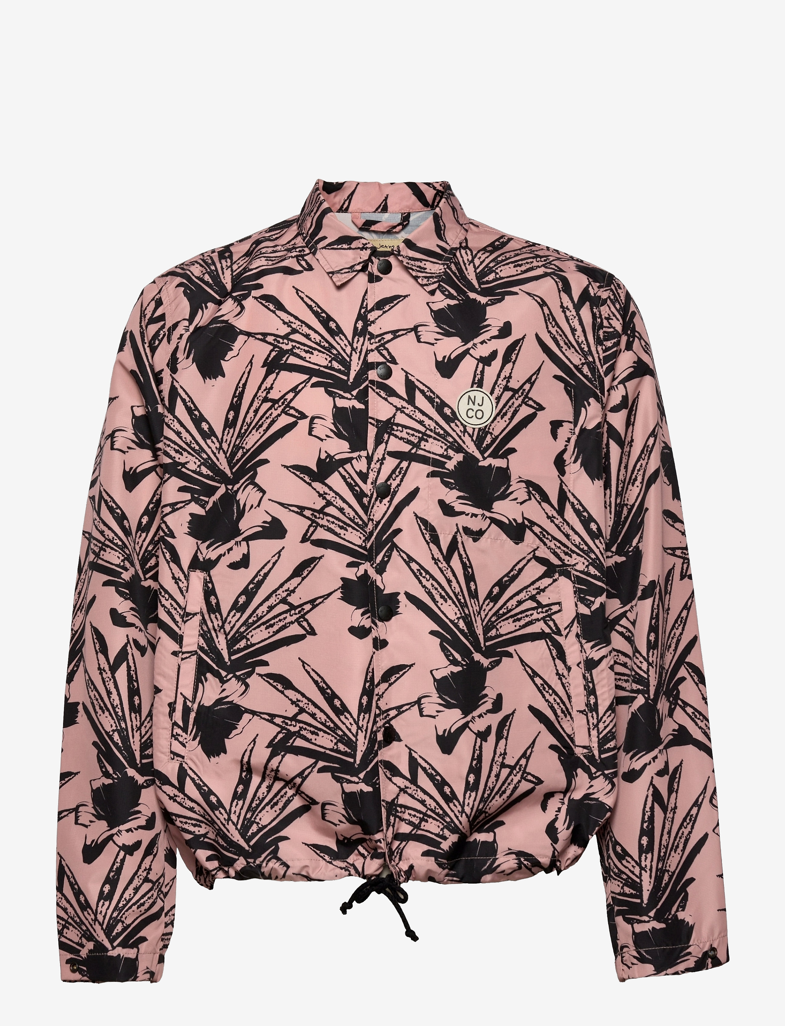 NUDIE JEANS Josef Coach Jacke Hawaii Pink - S - Herren