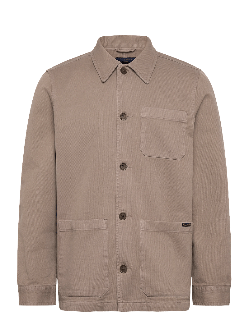 Nudie Jeans - Barney Worker Jacket - urlaubsfavoriten - mud - 0