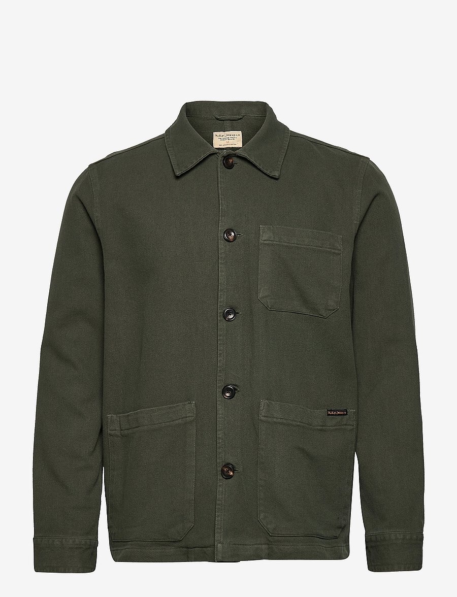 Nudie Jeans - Barney Worker Jacket Olive - urlaubsfavoriten - olive - 1