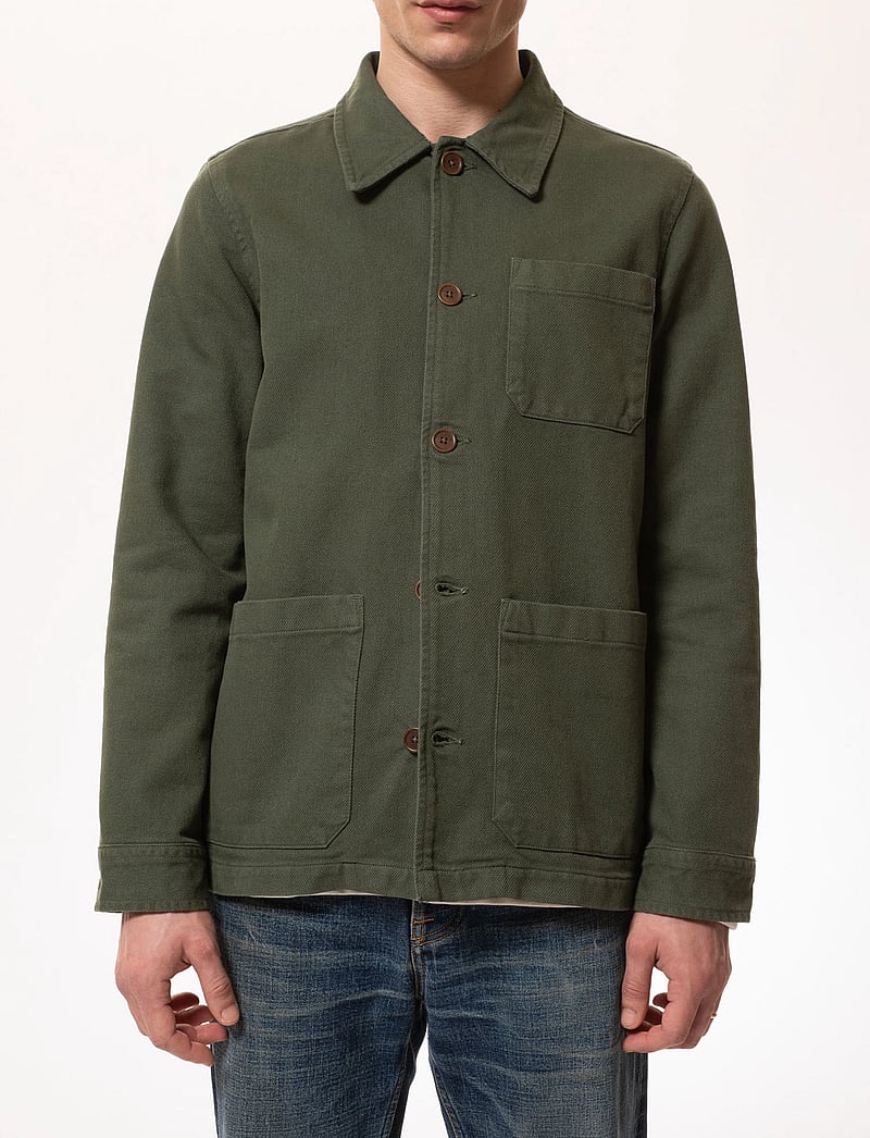 Nudie Jeans - Barney Worker Jacket - shoppa efter tillfälle - olive - 4