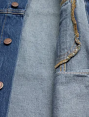 Nudie Jeans - Danny Greasy Denim Jacket - ofodrade jeansjackor - mid blue - 4