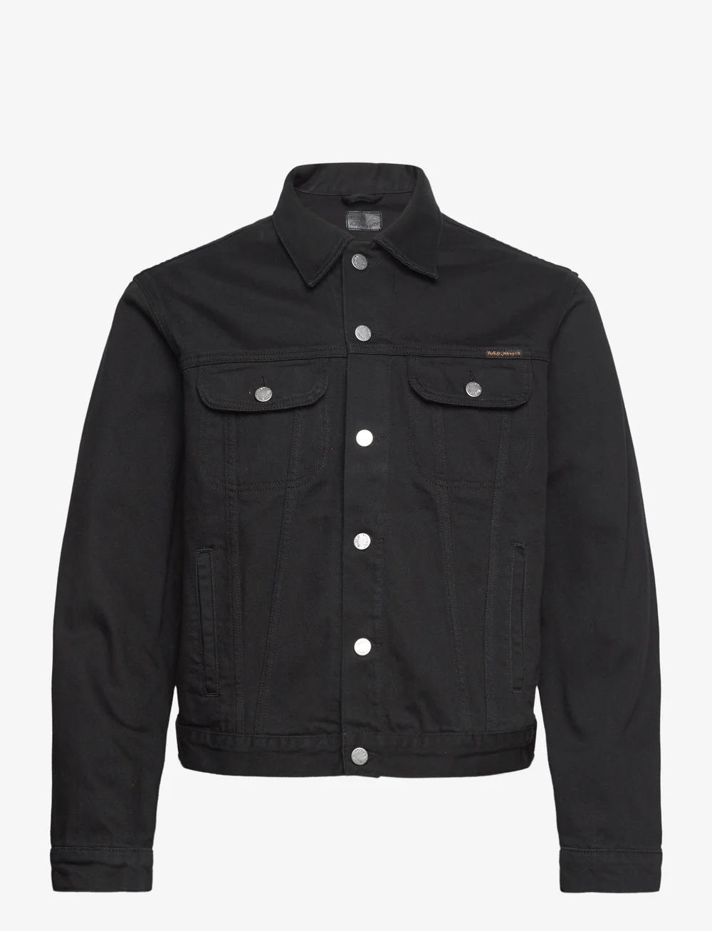 Nudie Jeans - Danny Rinsed Denim Jacket - voodrita teksajakid - black - 1