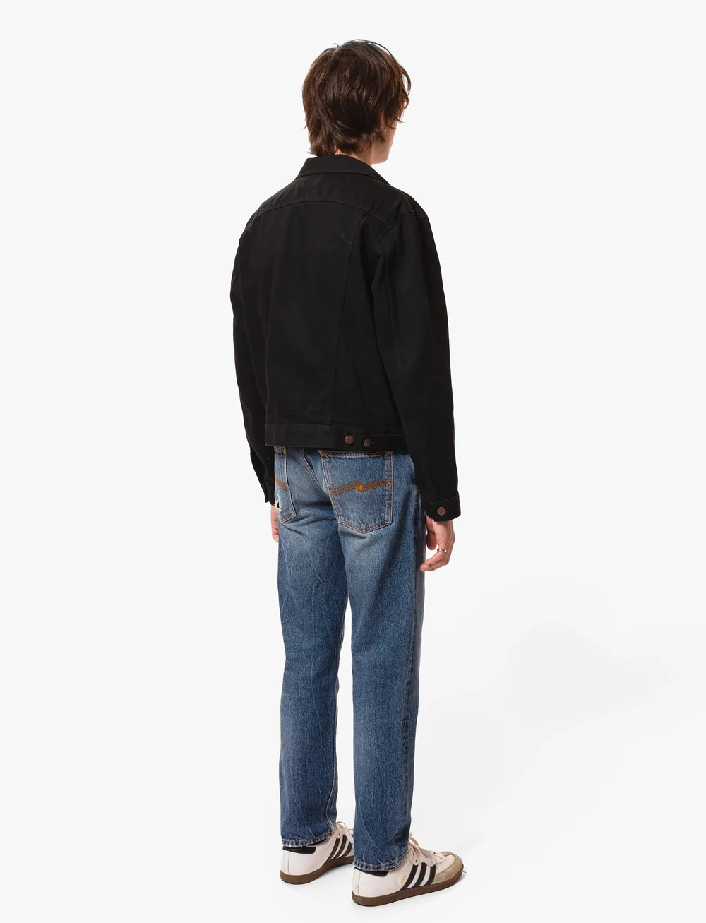 Nudie Jeans - Danny Rinsed Denim Jacket - voodrita teksajakid - black - 3