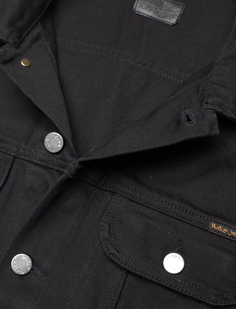 Nudie Jeans - Danny Rinsed Denim Jacket - black - 4
