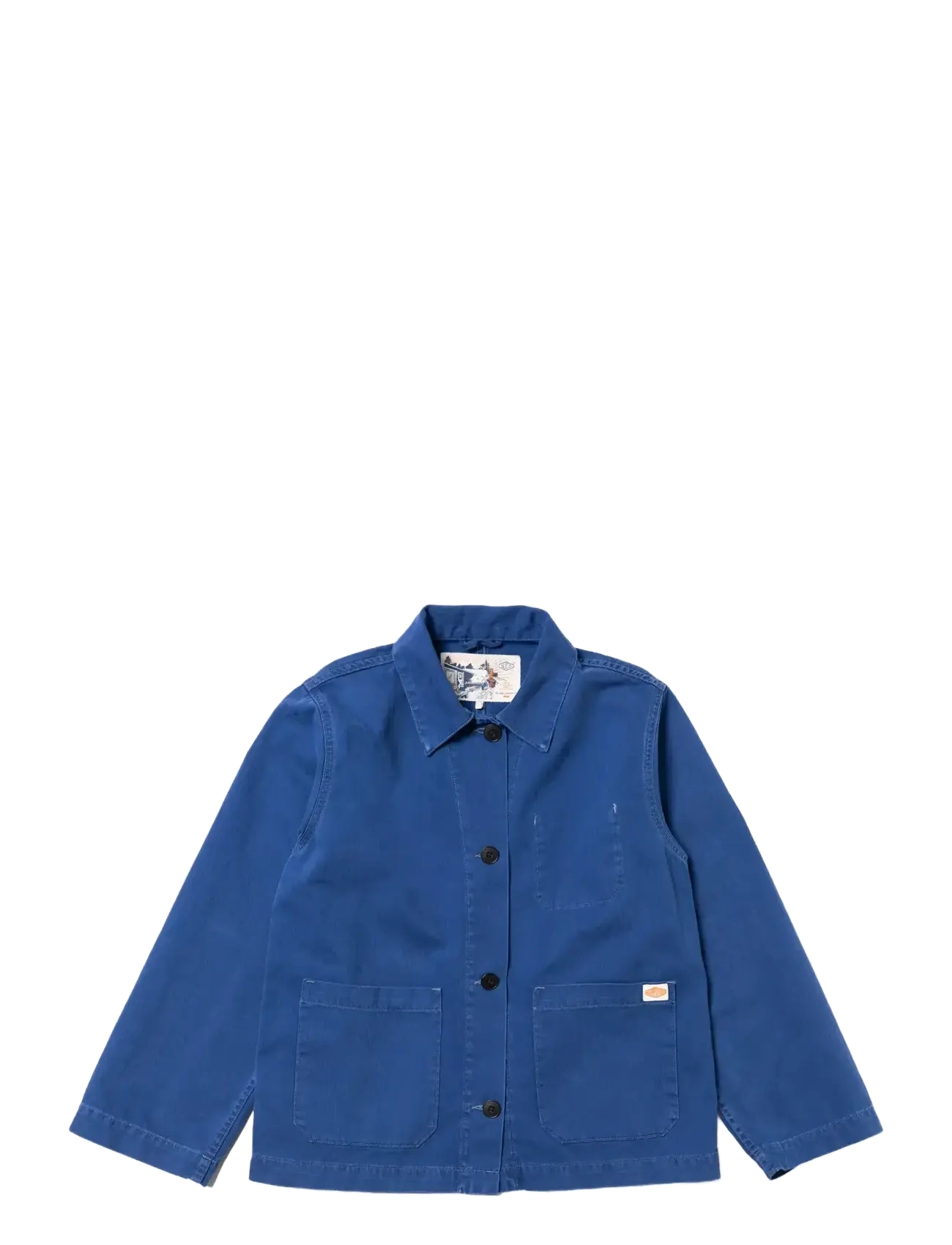 Nudie Jeans - Lovis Herringbone Jacket Blue - blue - 1