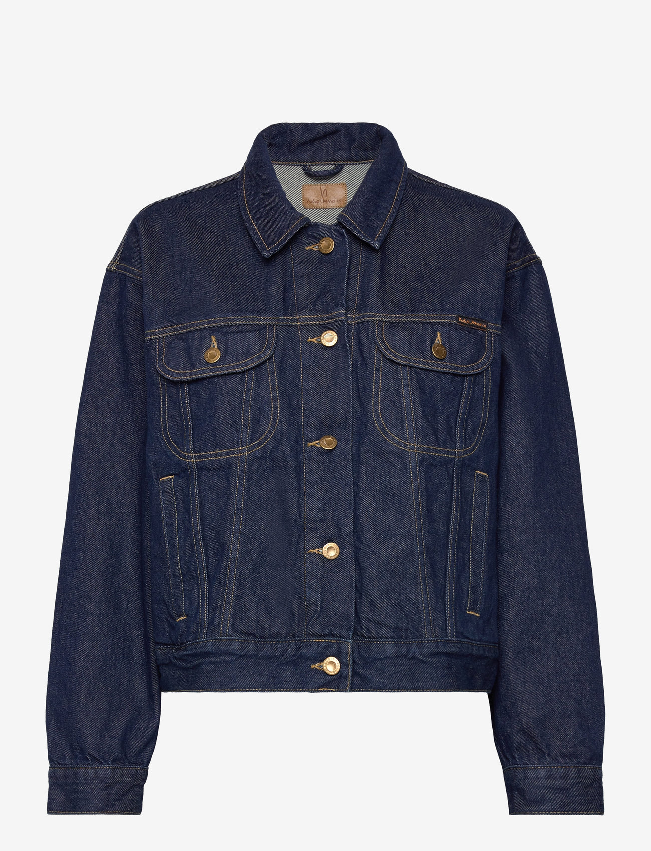 Nudie Jeans - Berit Denim Jacket Classic Blue - denimjakker - blue - 1
