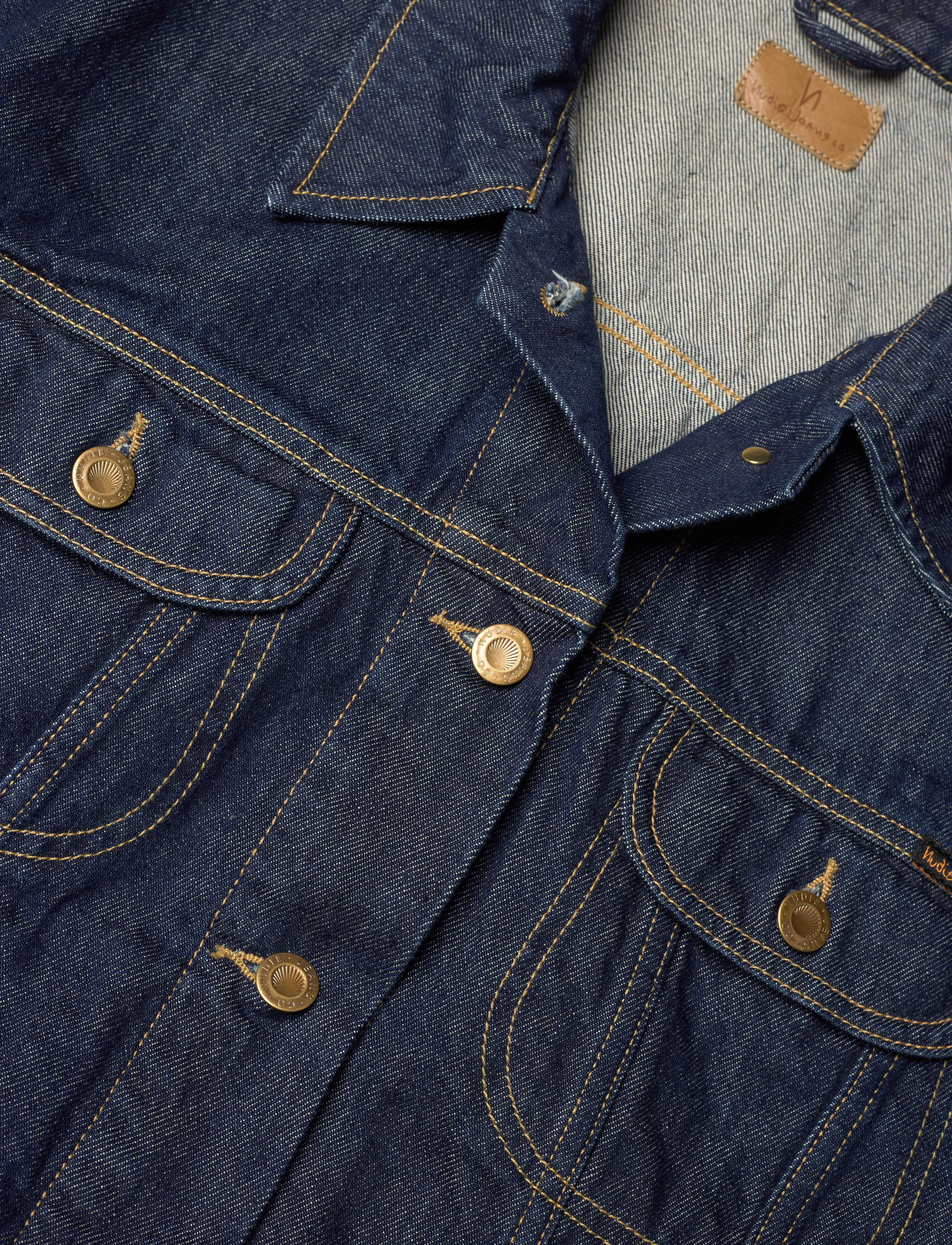 Nudie Jeans - Berit Denim Jacket Classic Blue - frühlingsjacken - blue - 4