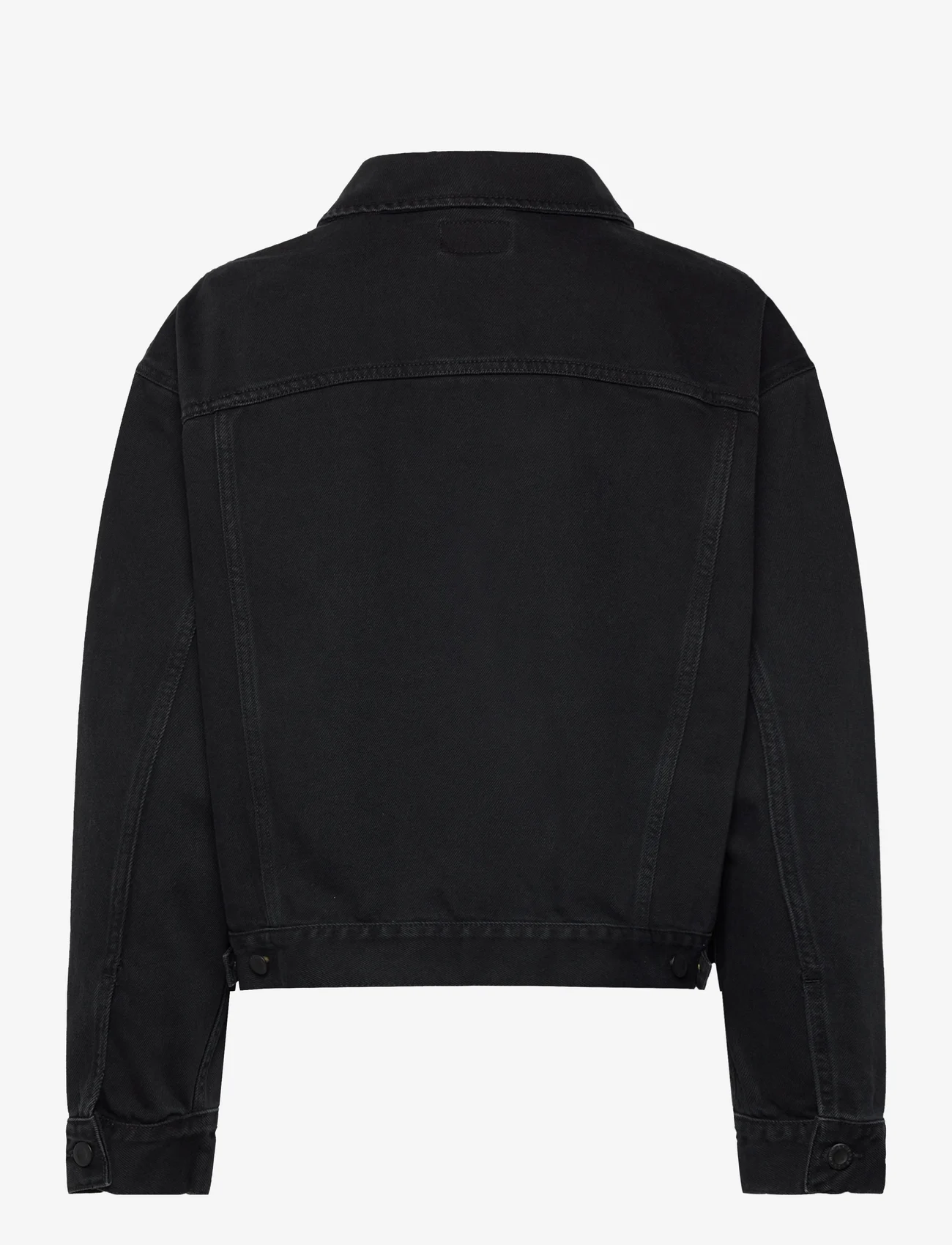 Nudie Jeans - Berit Denim Jacket Asphalt Black - farkkutakit - black - 1