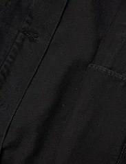 Nudie Jeans - Berit Denim Jacket Asphalt Black - jeansjackor - black - 4