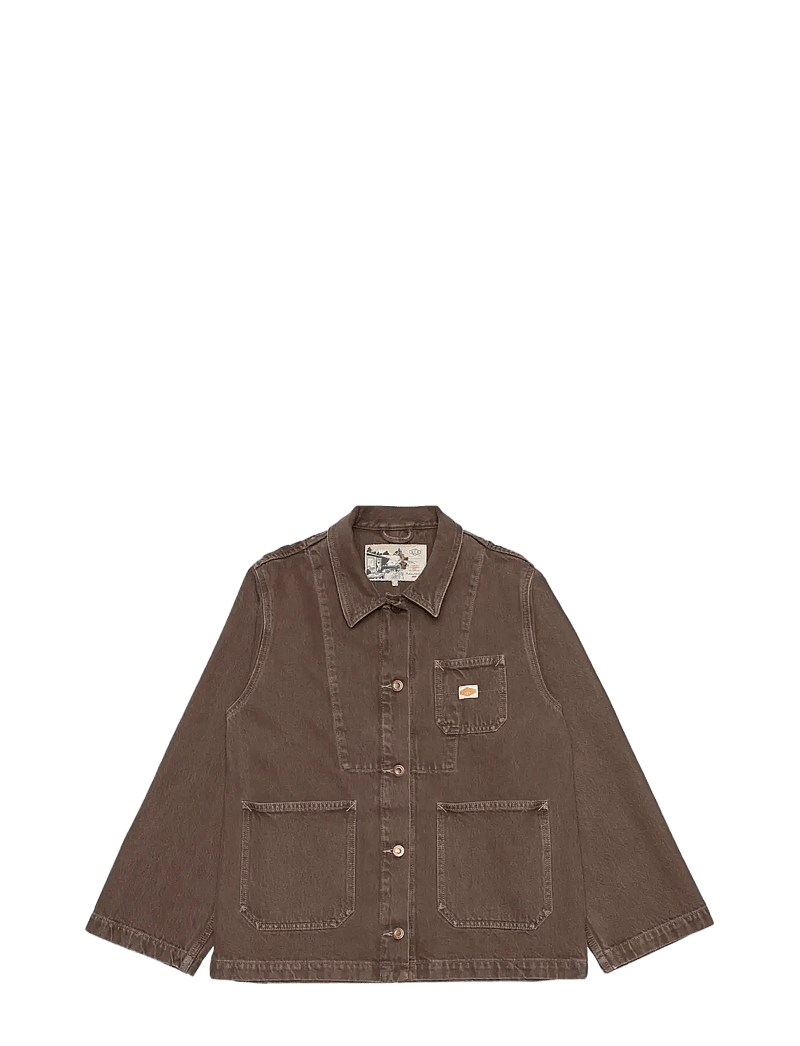 Nudie Jeans - Ada Workwear Jacket Espresso Brown - jeansjacken - brown - 1
