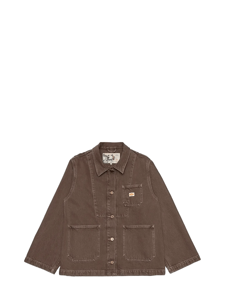 Nudie Jeans - Ada Workwear Jacket Espresso Brown - brown - 1