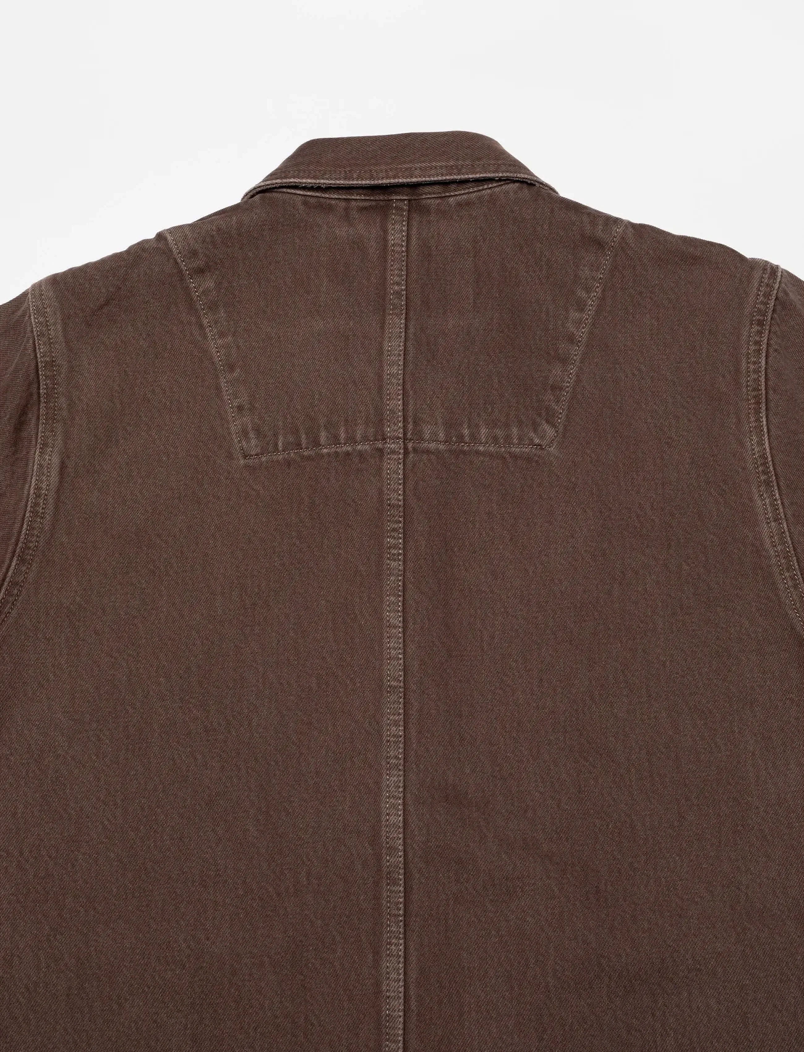 Nudie Jeans - Ada Workwear Jacket Espresso Brown - brown - 5