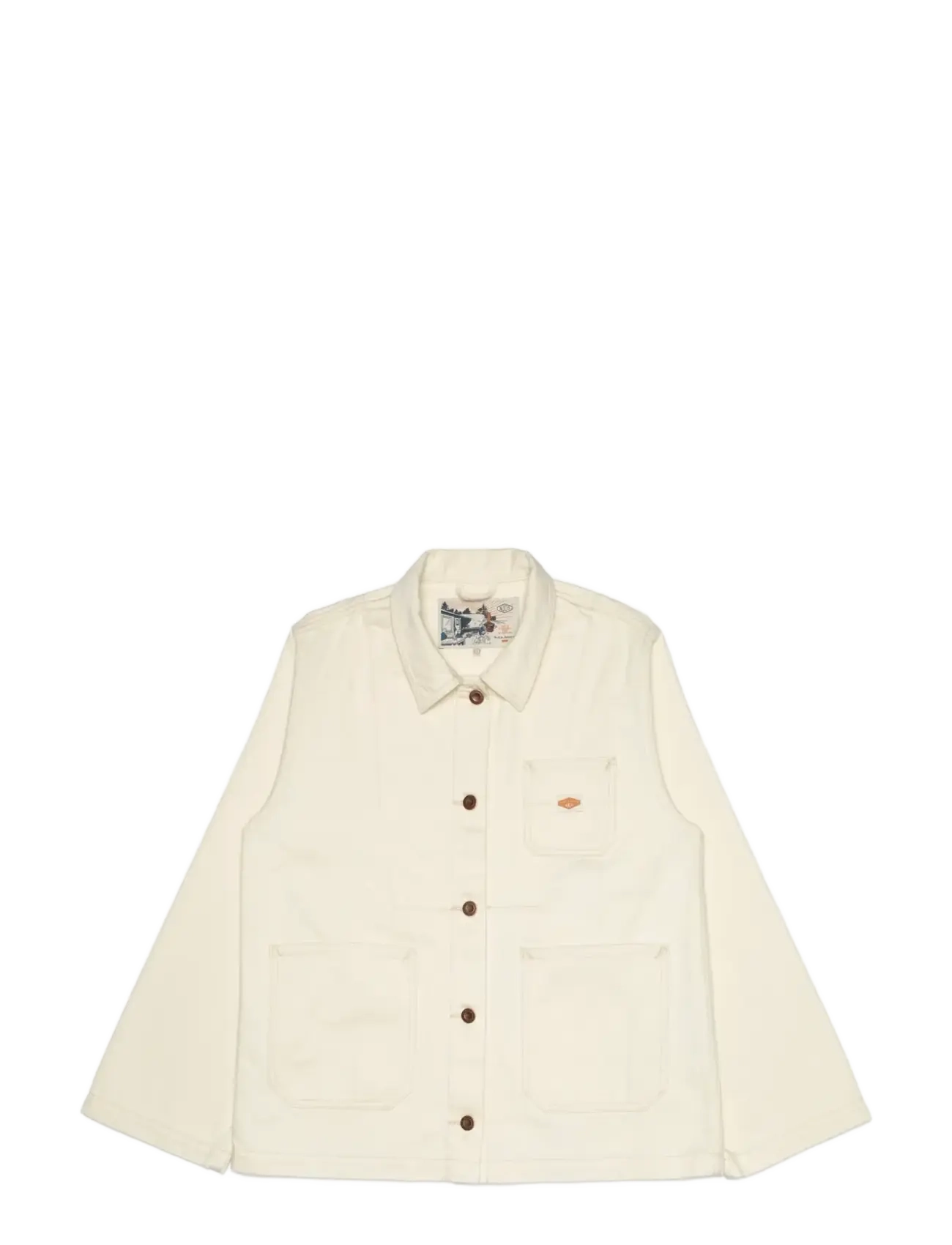 Nudie Jeans Ada Workwear Jacket Ivory - Swedish brands - IVORY / cream