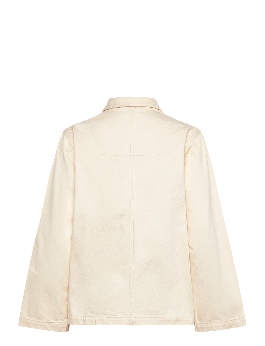 Nudie Jeans - Ada Workwear Jacket Ivory - spring jackets - ivory - 1