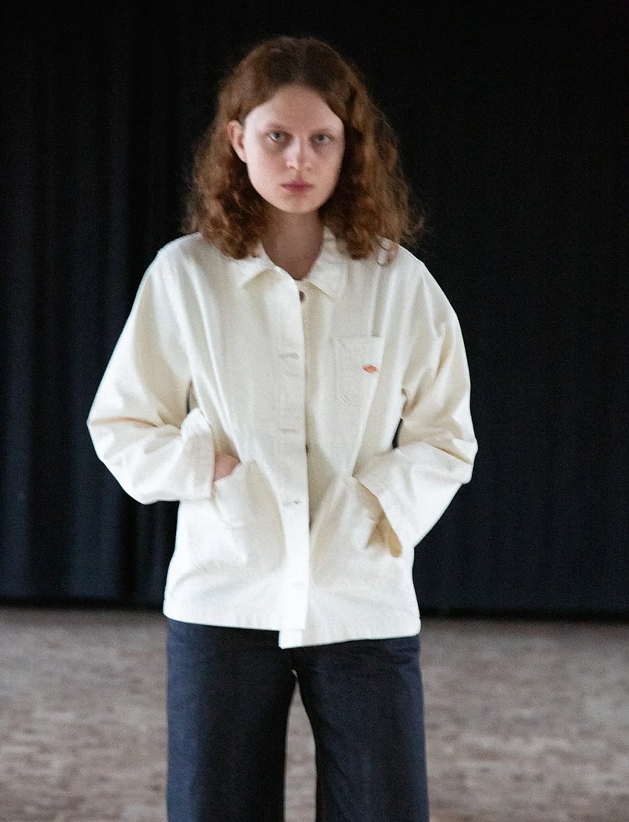 Nudie Jeans - Ada Workwear Jacket Ivory - vårjackor - ivory - 3