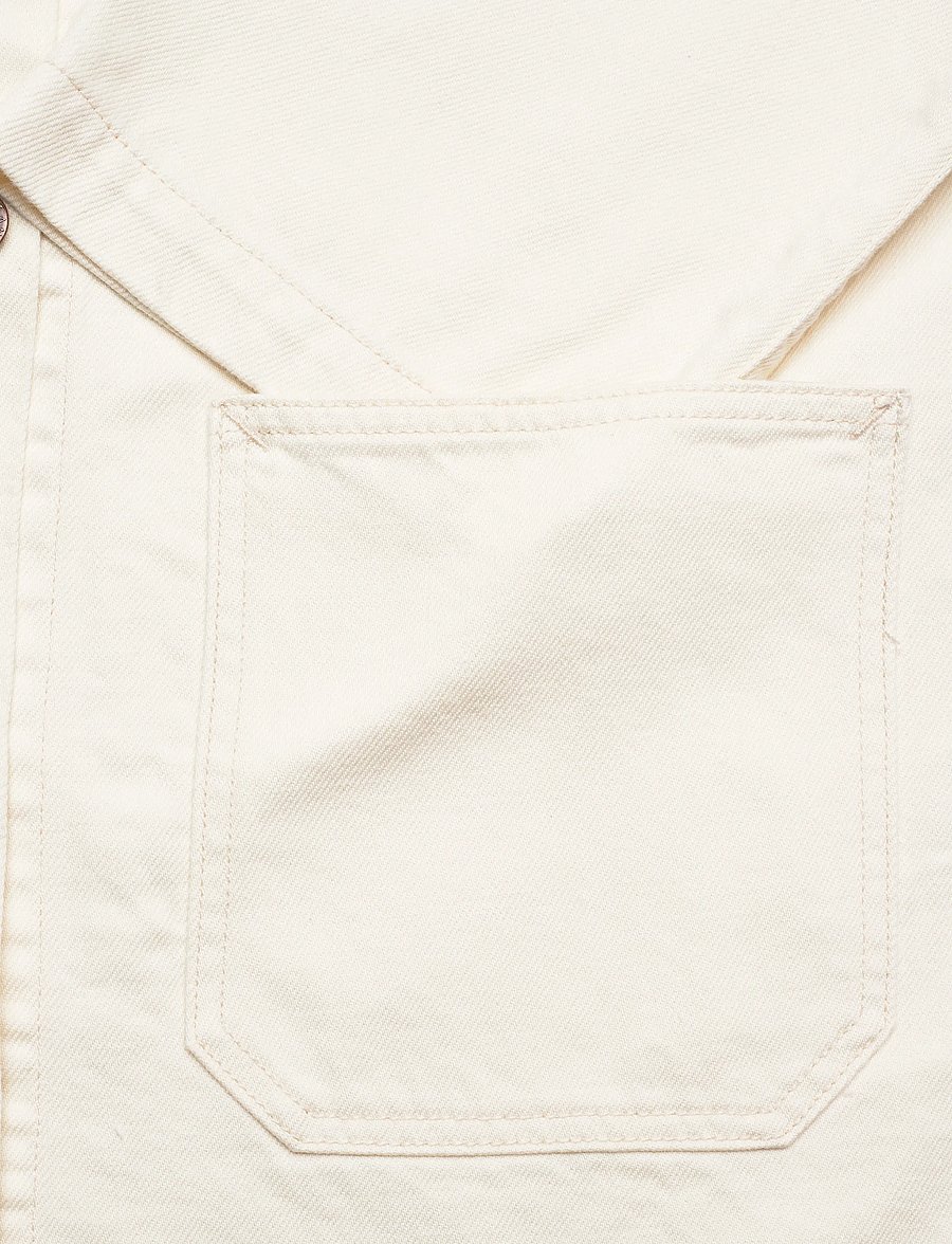 Nudie Jeans - Ada Workwear Jacket Ivory - spring jackets - ivory - 3