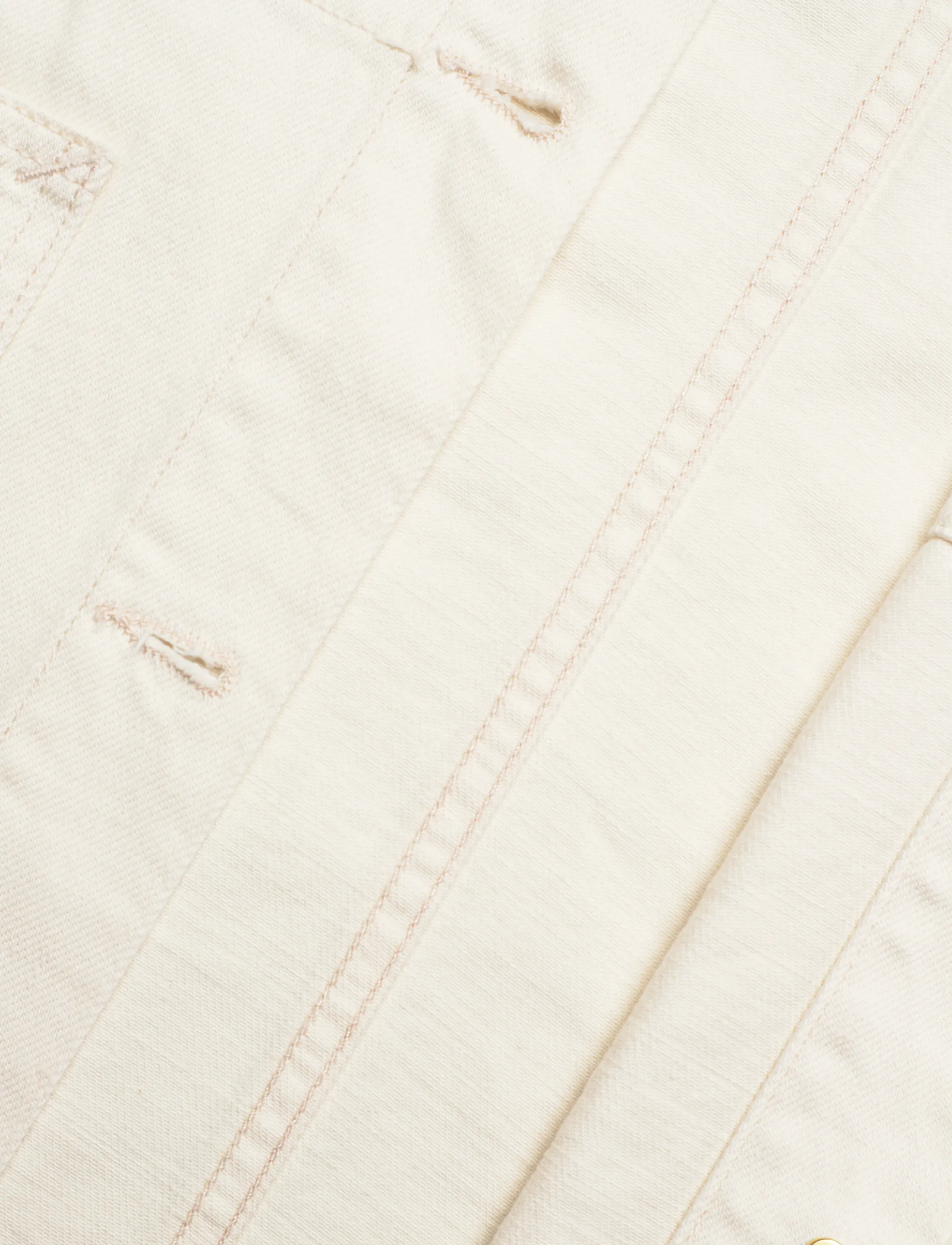 Nudie Jeans - Ada Workwear Jacket Ivory - spring jackets - ivory - 4