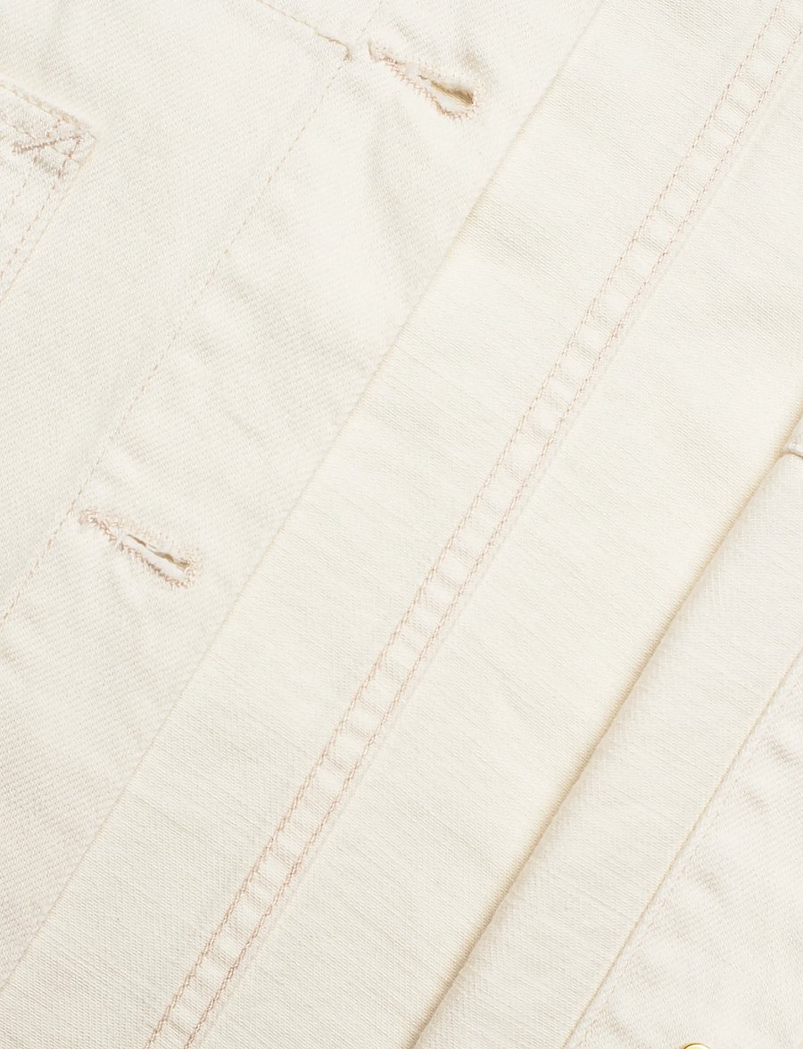 Nudie Jeans - Ada Workwear Jacket Ivory - spring jackets - ivory - 4