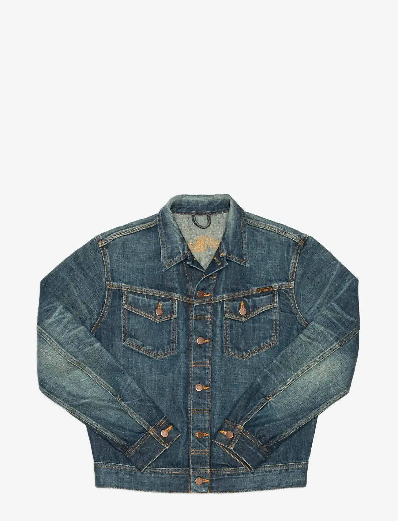 Nudie Jeans - Conny Denim Jacket Heavy Used - ofodrade jeansjackor - blue - 1