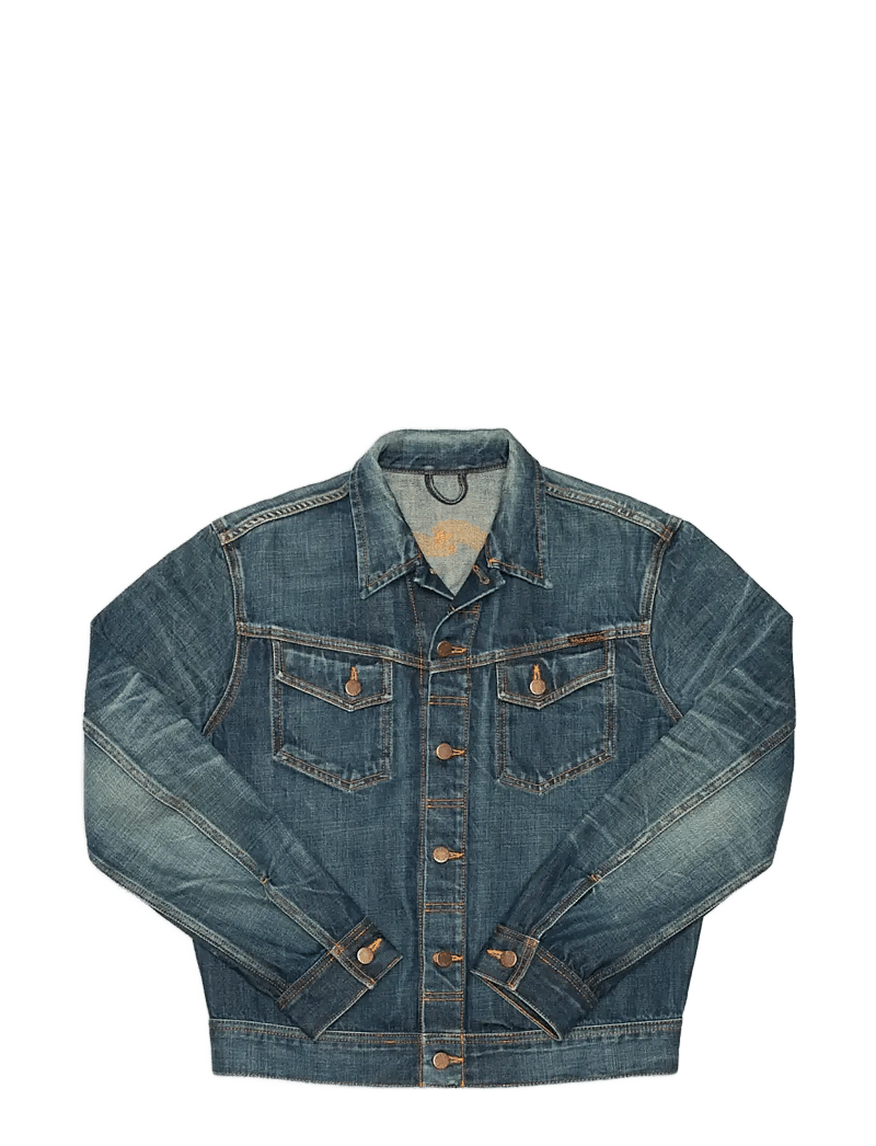 Nudie Jeans - Conny Denim Jacket Heavy Used - ofodrade jeansjackor - blue - 1