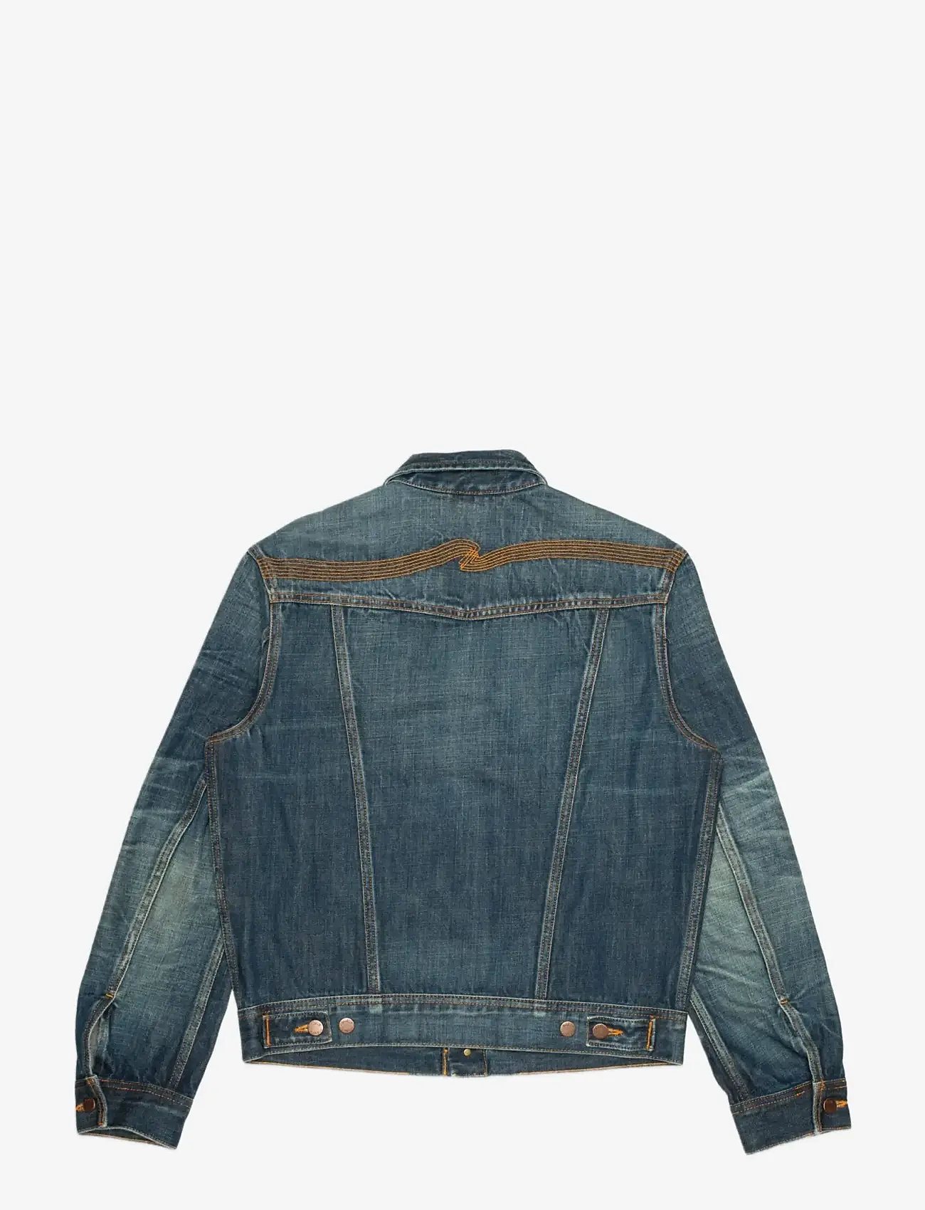 Nudie Jeans - Conny Denim Jacket Heavy Used - ofodrade jeansjackor - blue - 2