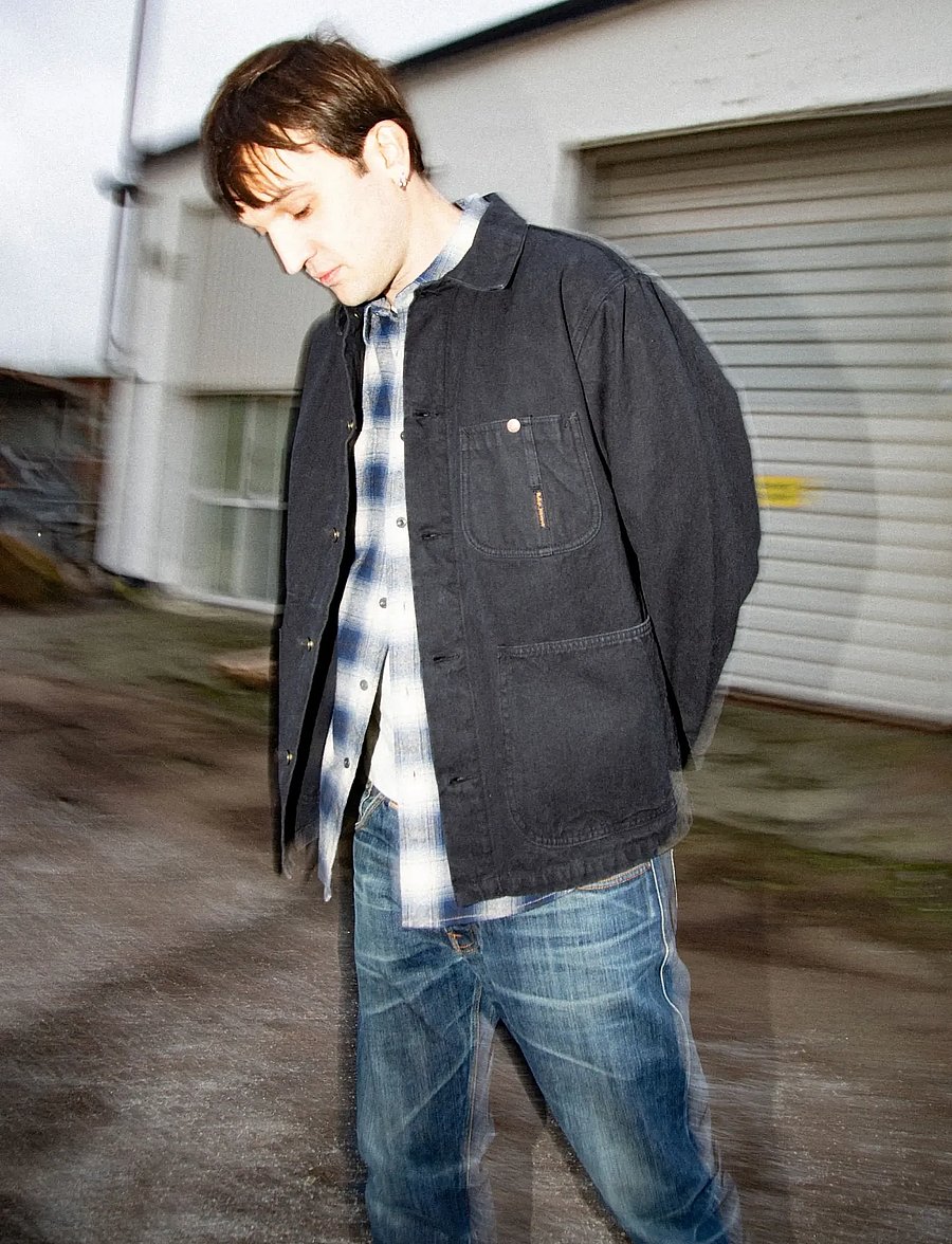 Nudie Jeans - Howie Chore Jacket Duck Canvas Black - höstjackor - black - 0