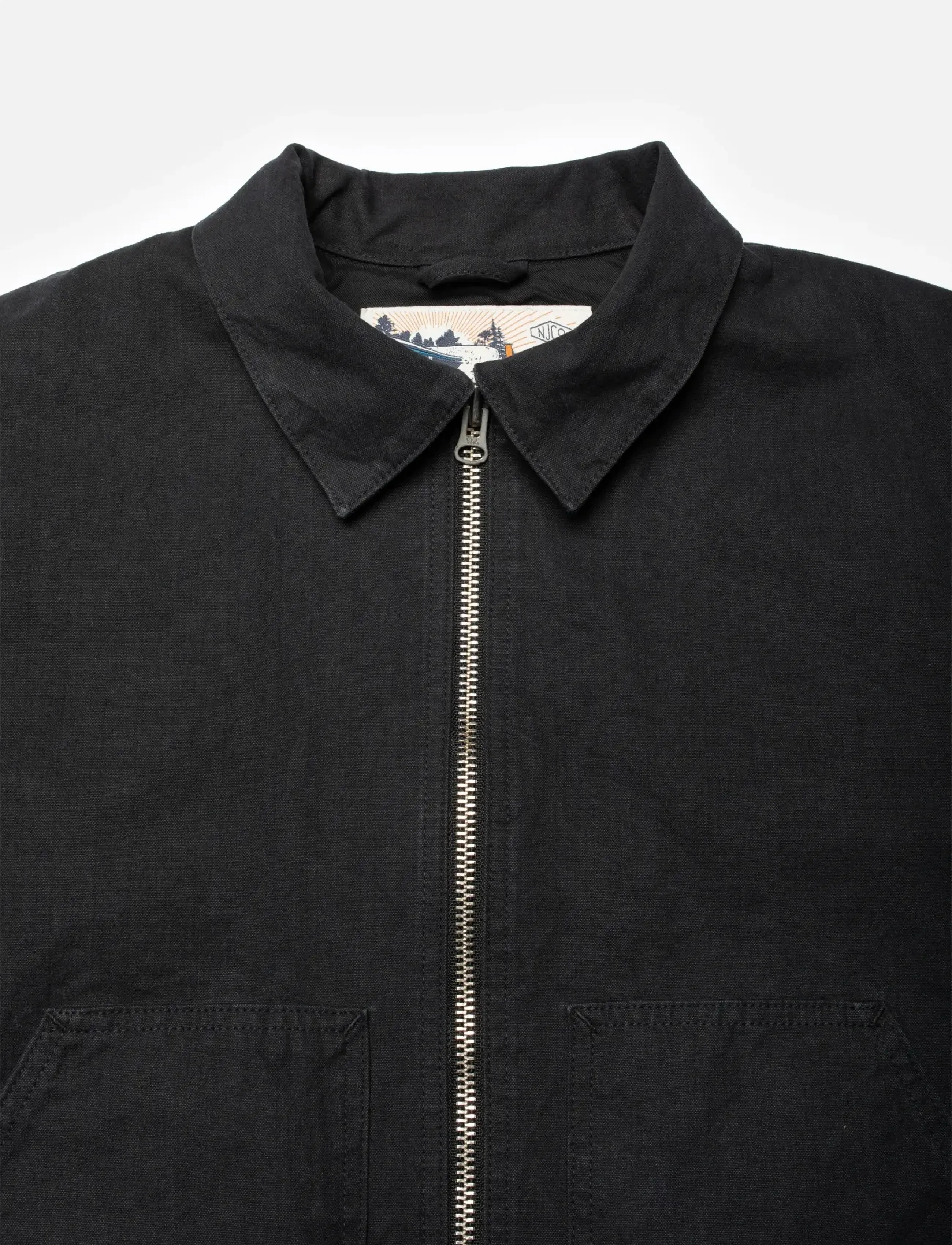 Nudie Jeans - Lana Jacket Duck Canvas Black - black - 4