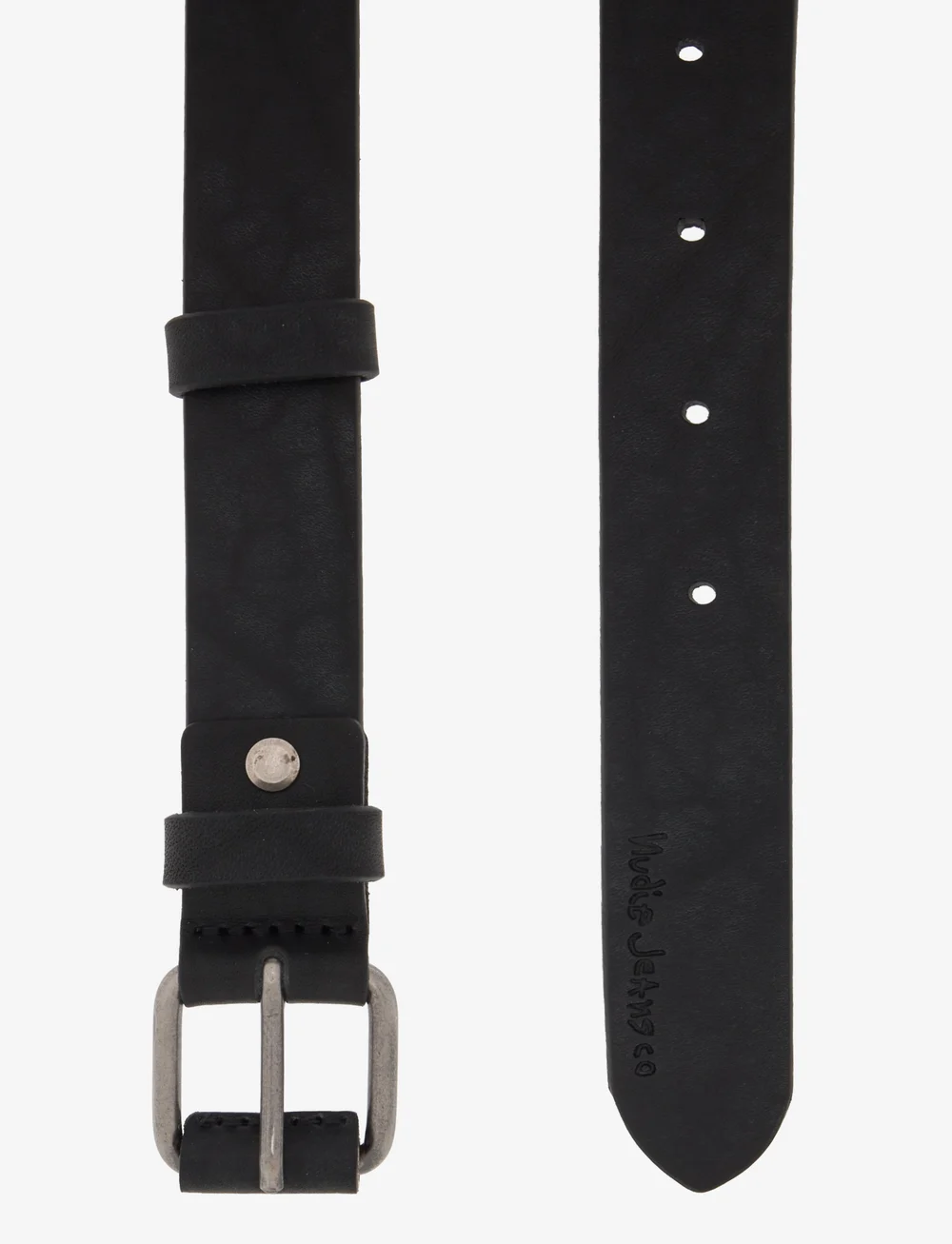 Nudie Jeans - Dwayne Leather Belt Toffee Brown - klassiske belter - black - 2