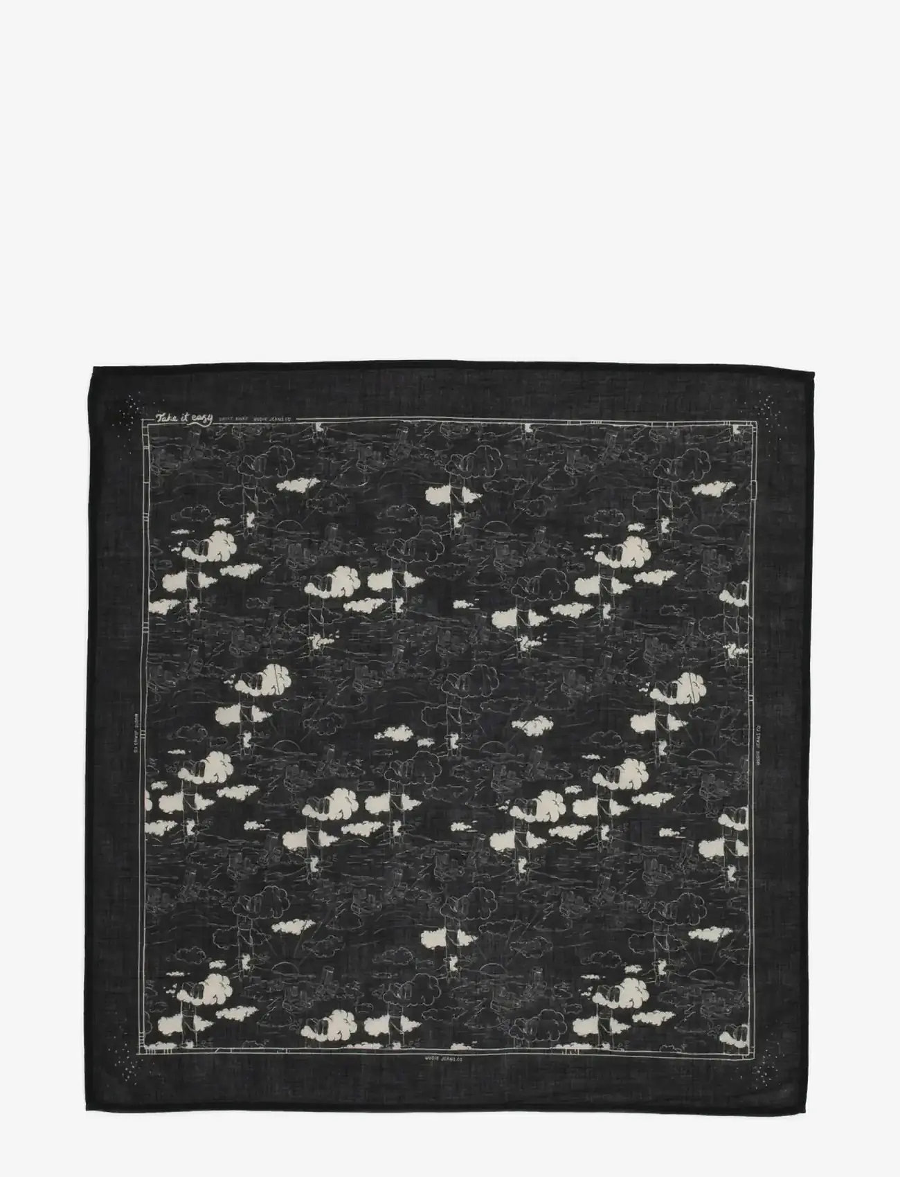 Nudie Jeans - Ingrid Bandana Drift Away Black - black - 1